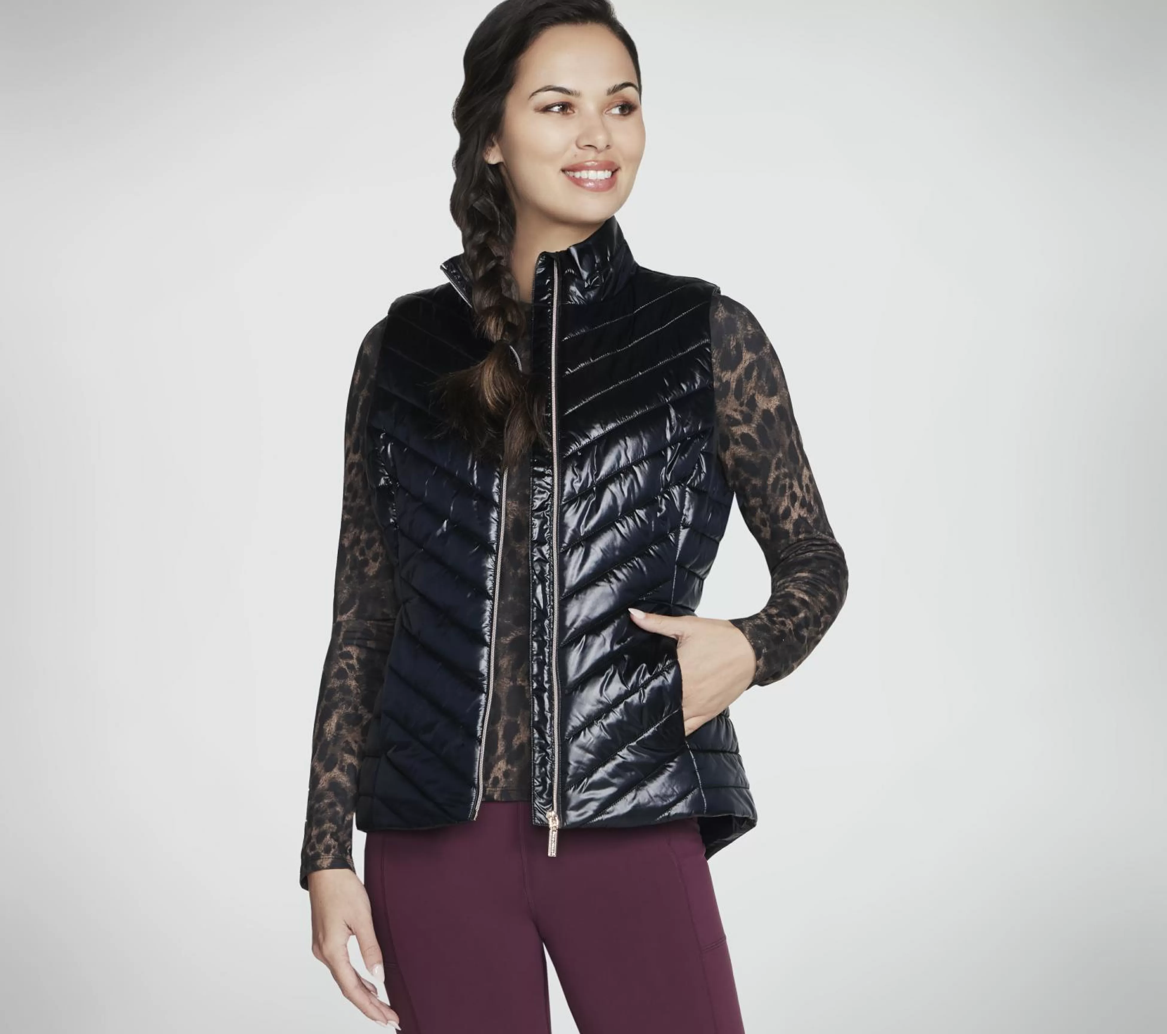 SKECHERS Tops | Tops^GO SHIELD Shine Vest ZWART