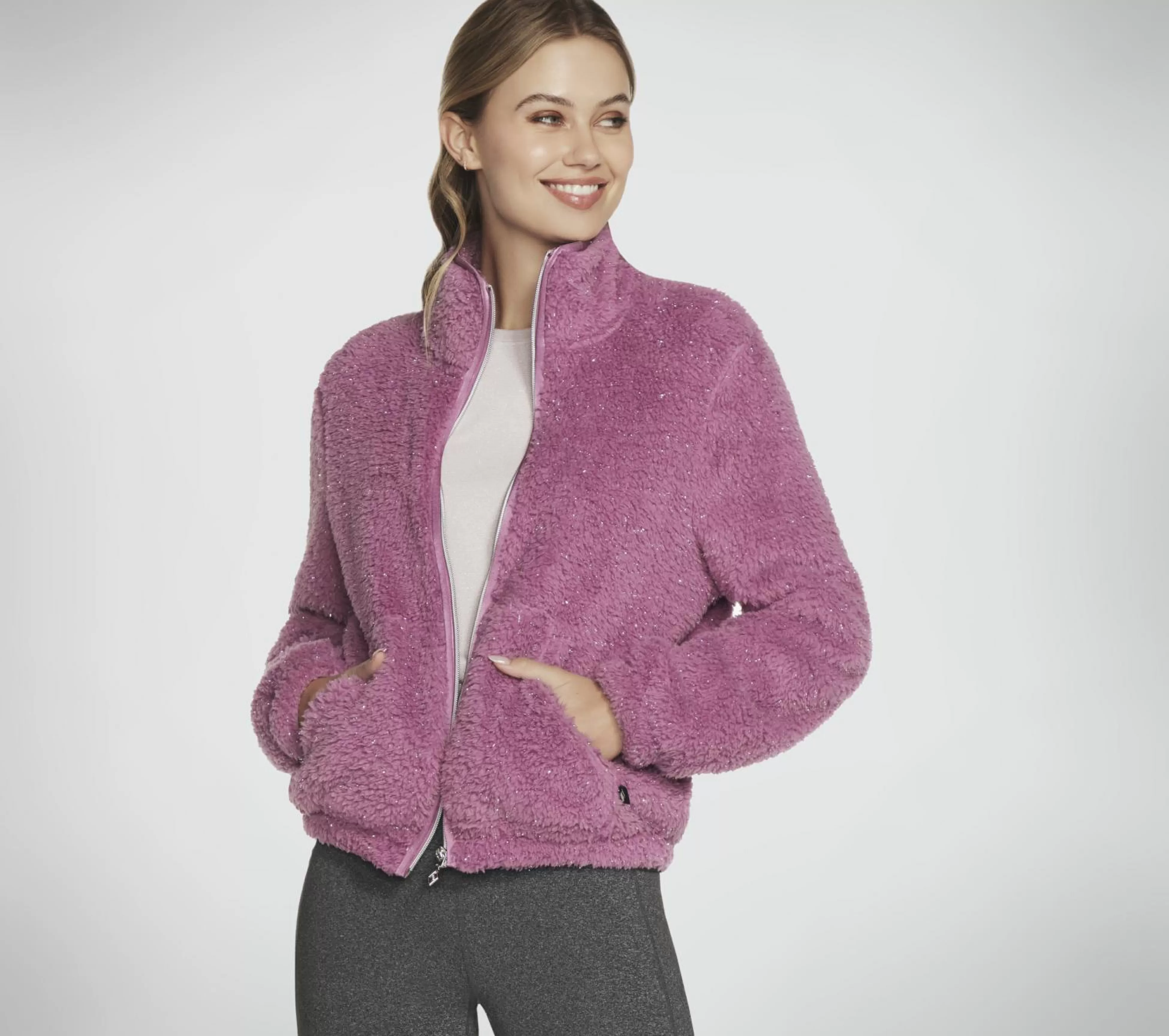 SKECHERS Tops | Tops^GO SNUGGLE Sherpa Jacket LICHT MAUVE