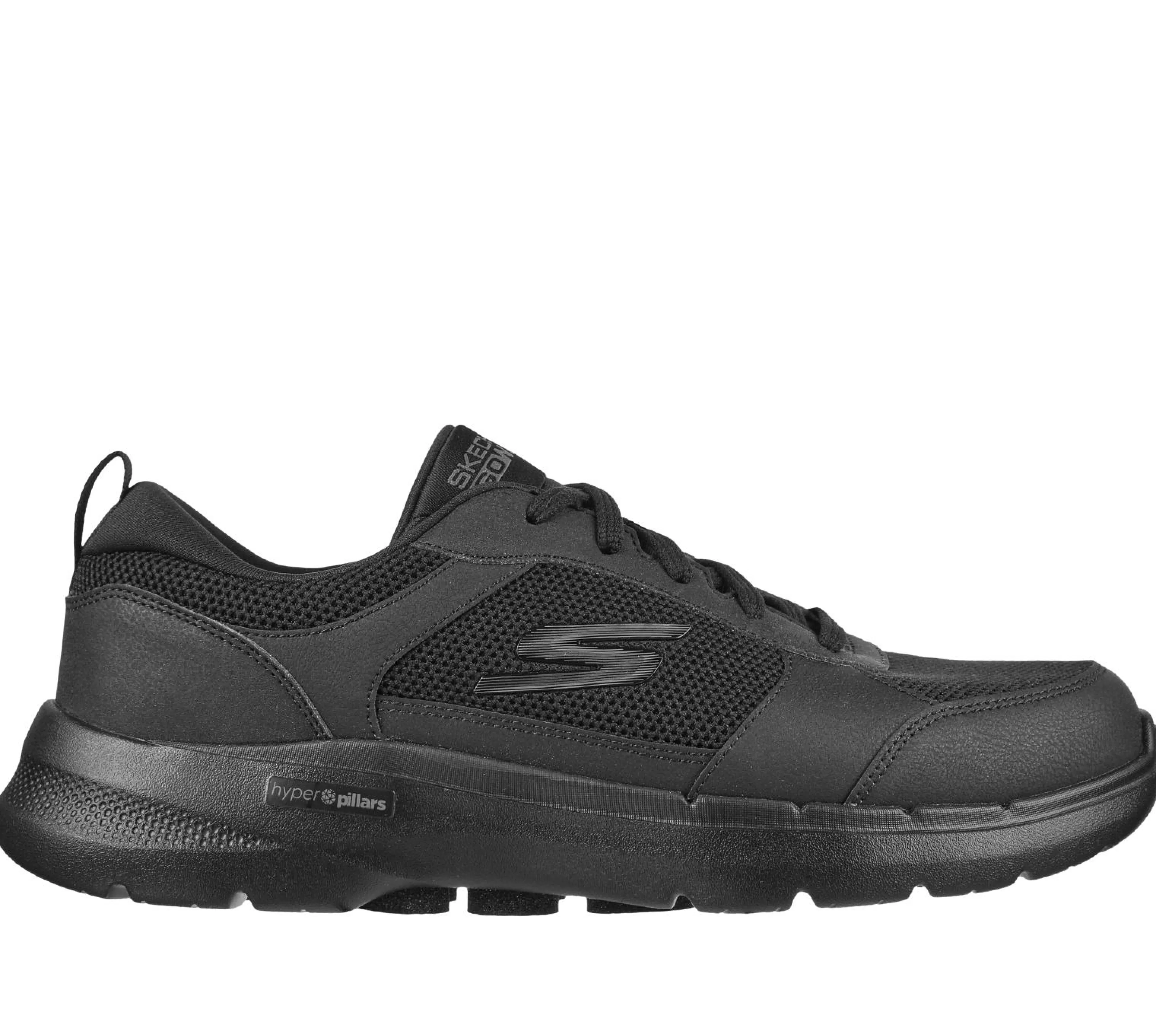 SKECHERS Sportieve Sneakers^GO WALK 6 - Compete ZWART