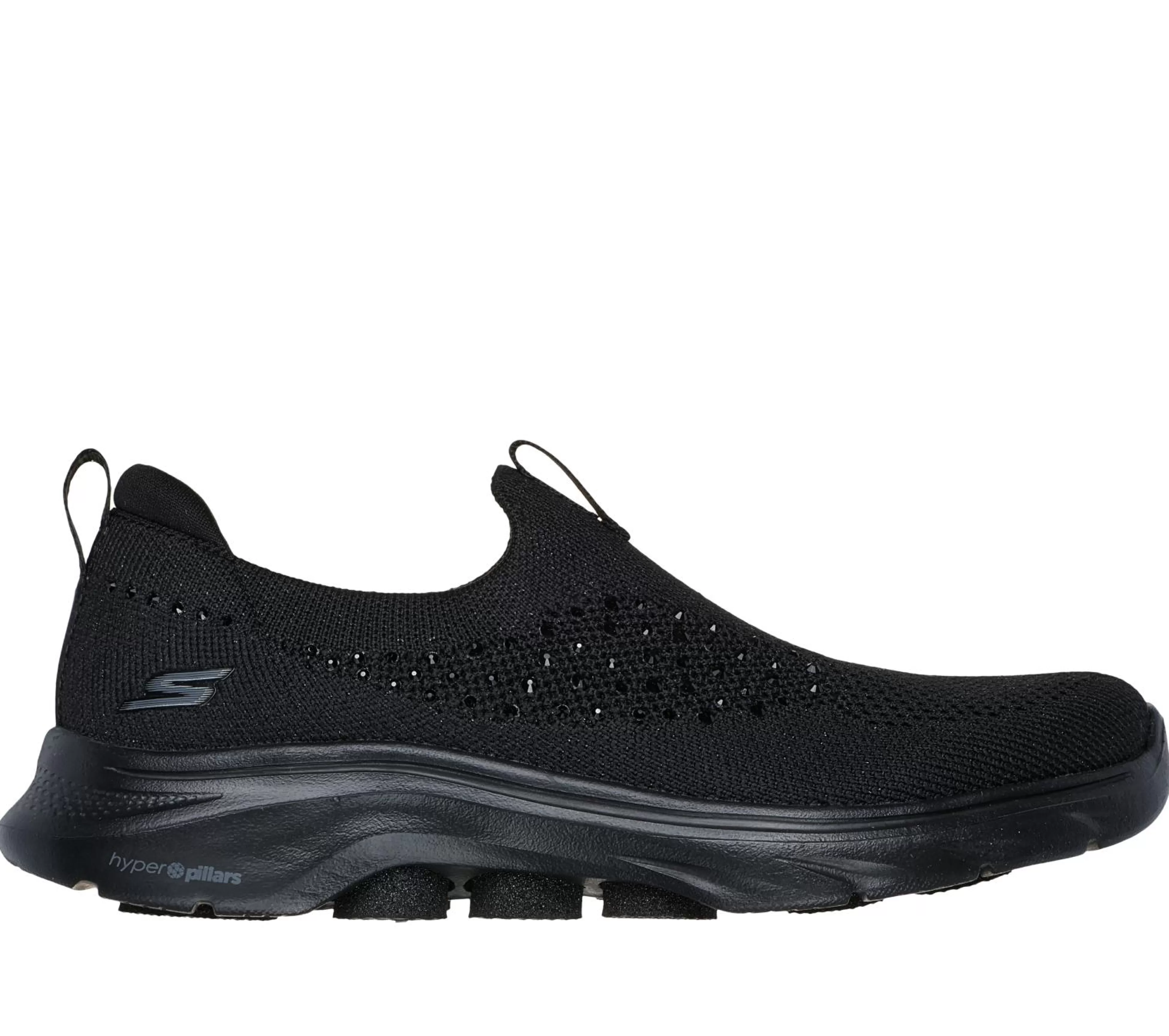 SKECHERS Instappers | Sportieve Sneakers^GO WALK 7 - Blink ZWART