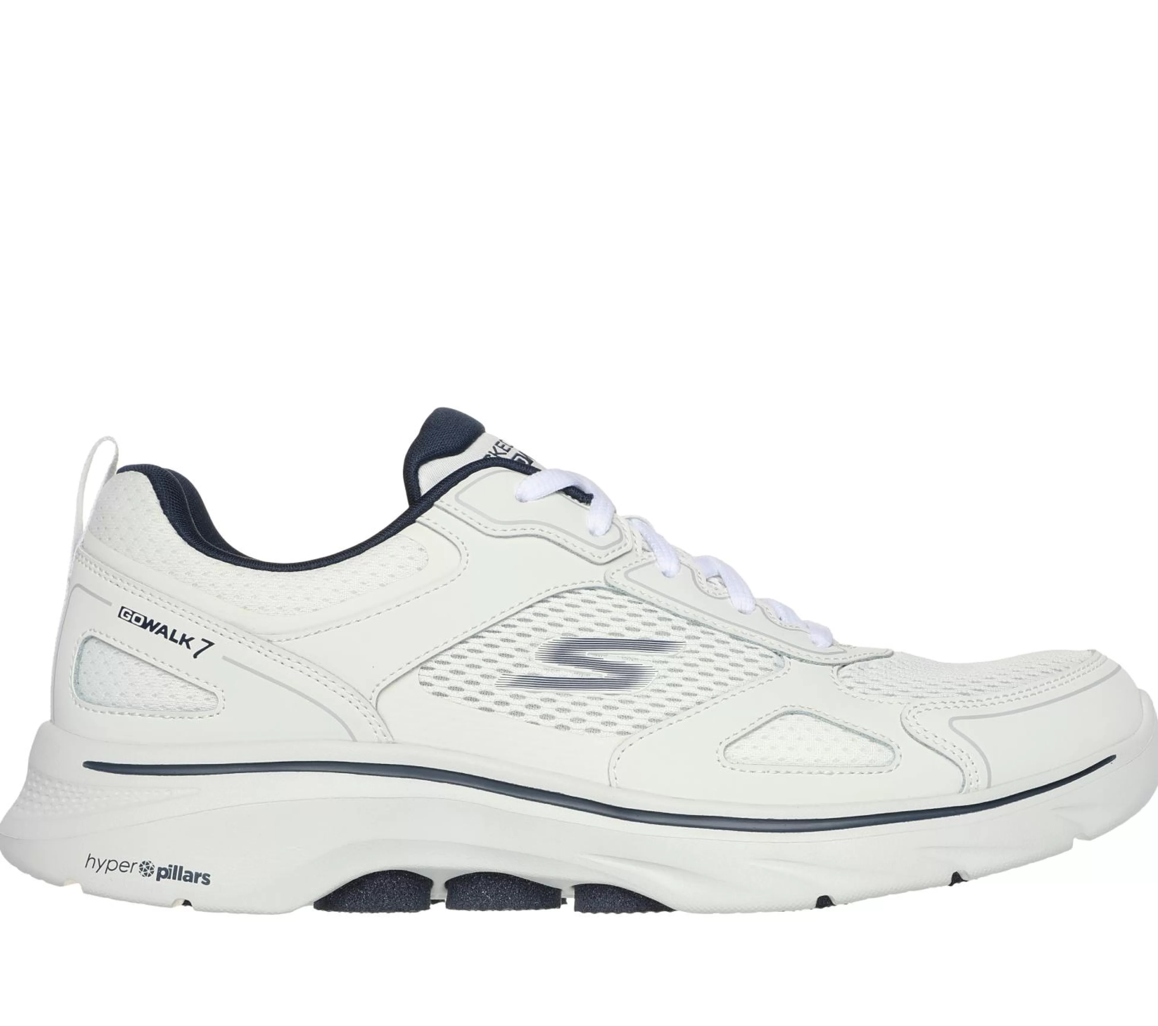 SKECHERS Veterschoenen | Sportieve Sneakers^GO WALK 7 - The Forefather WIT / MARINE