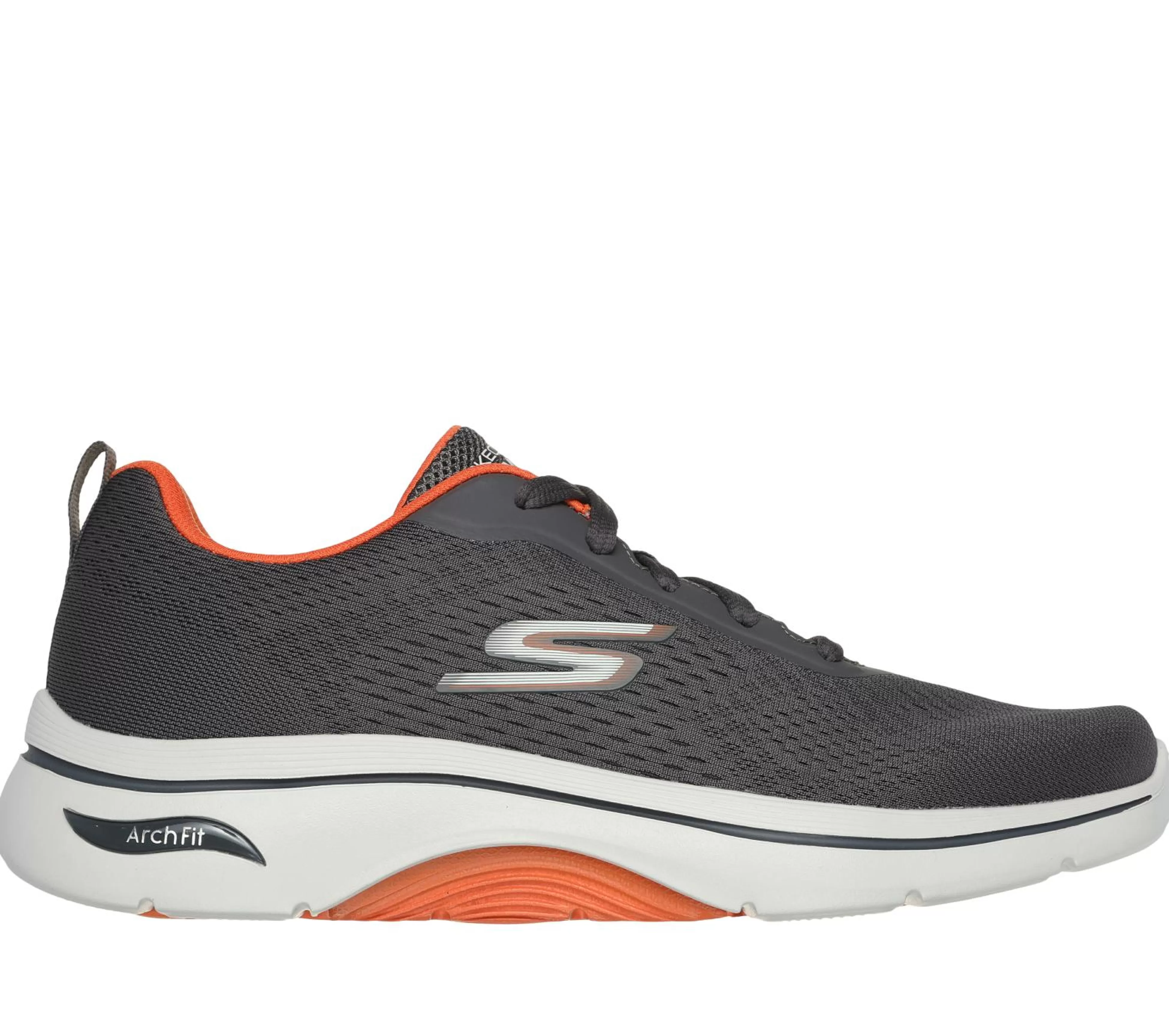 SKECHERS Veterschoenen | Sportieve Sneakers^GO WALK Arch Fit 2.0 - Idyllic 2 HOUTSKOOL / ORANJE