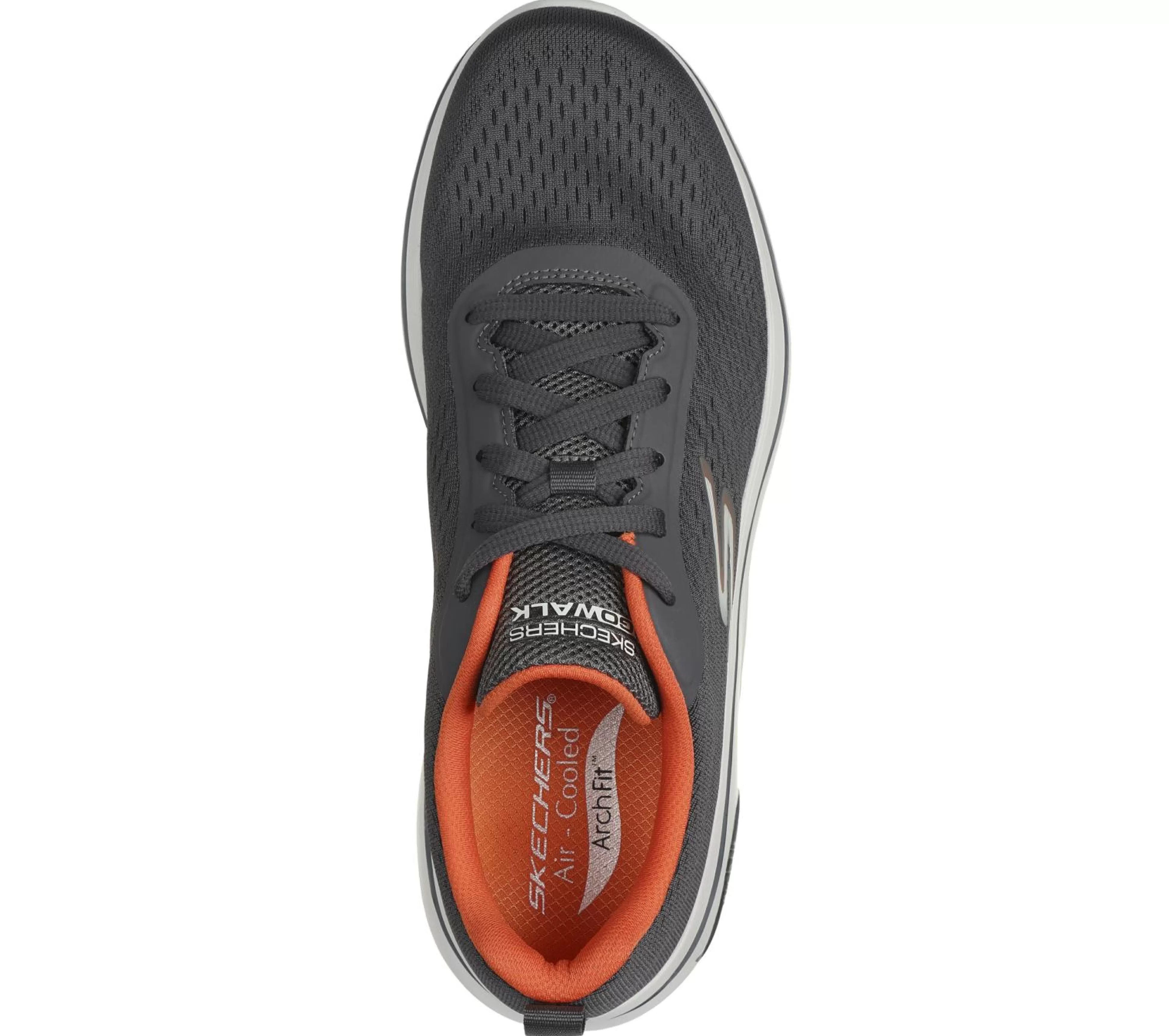 SKECHERS Veterschoenen | Sportieve Sneakers^GO WALK Arch Fit 2.0 - Idyllic 2 HOUTSKOOL / ORANJE