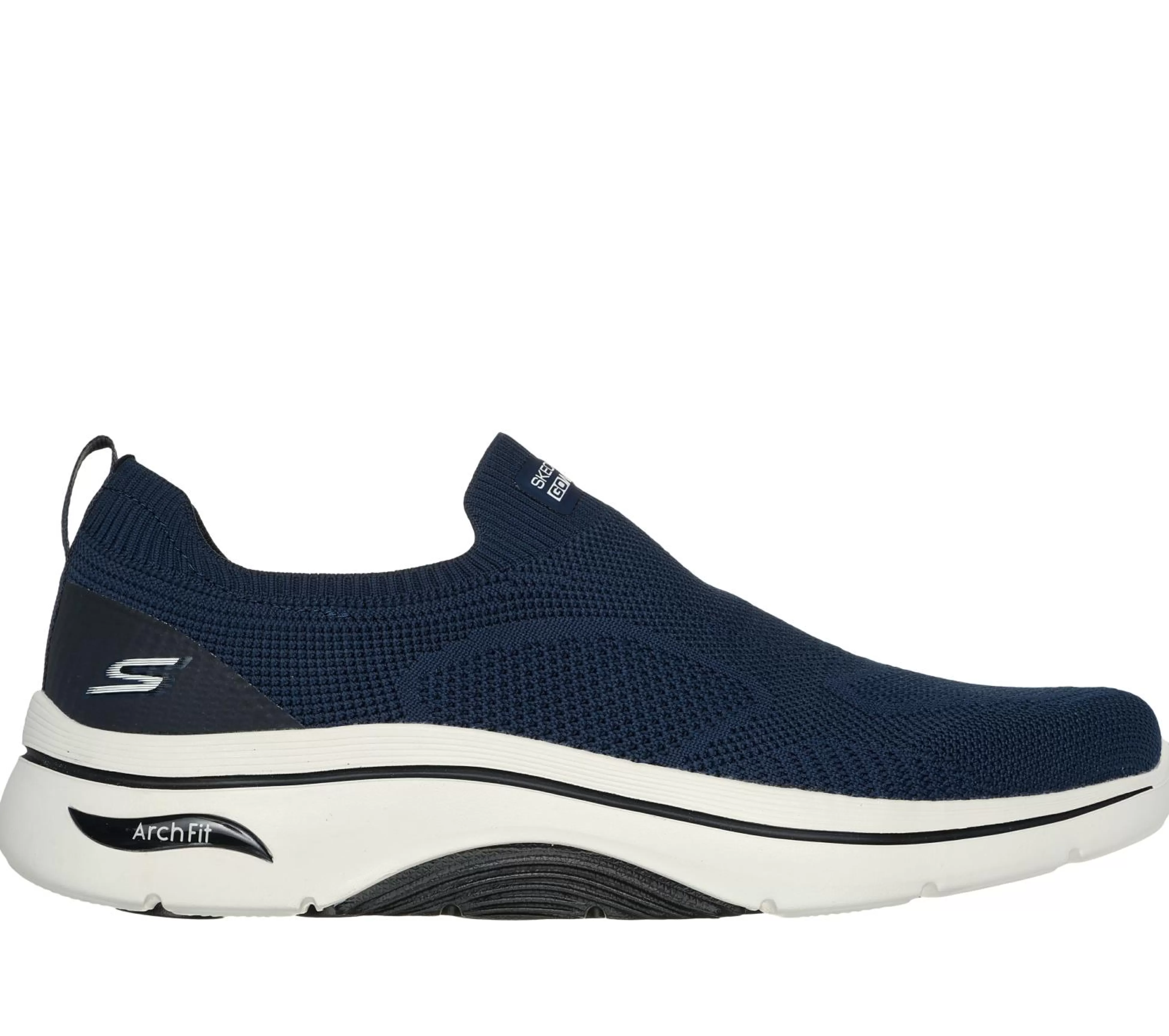 SKECHERS Instappers^GO WALK Arch Fit 2.0 - Knitted Relief MARINE / ZWART