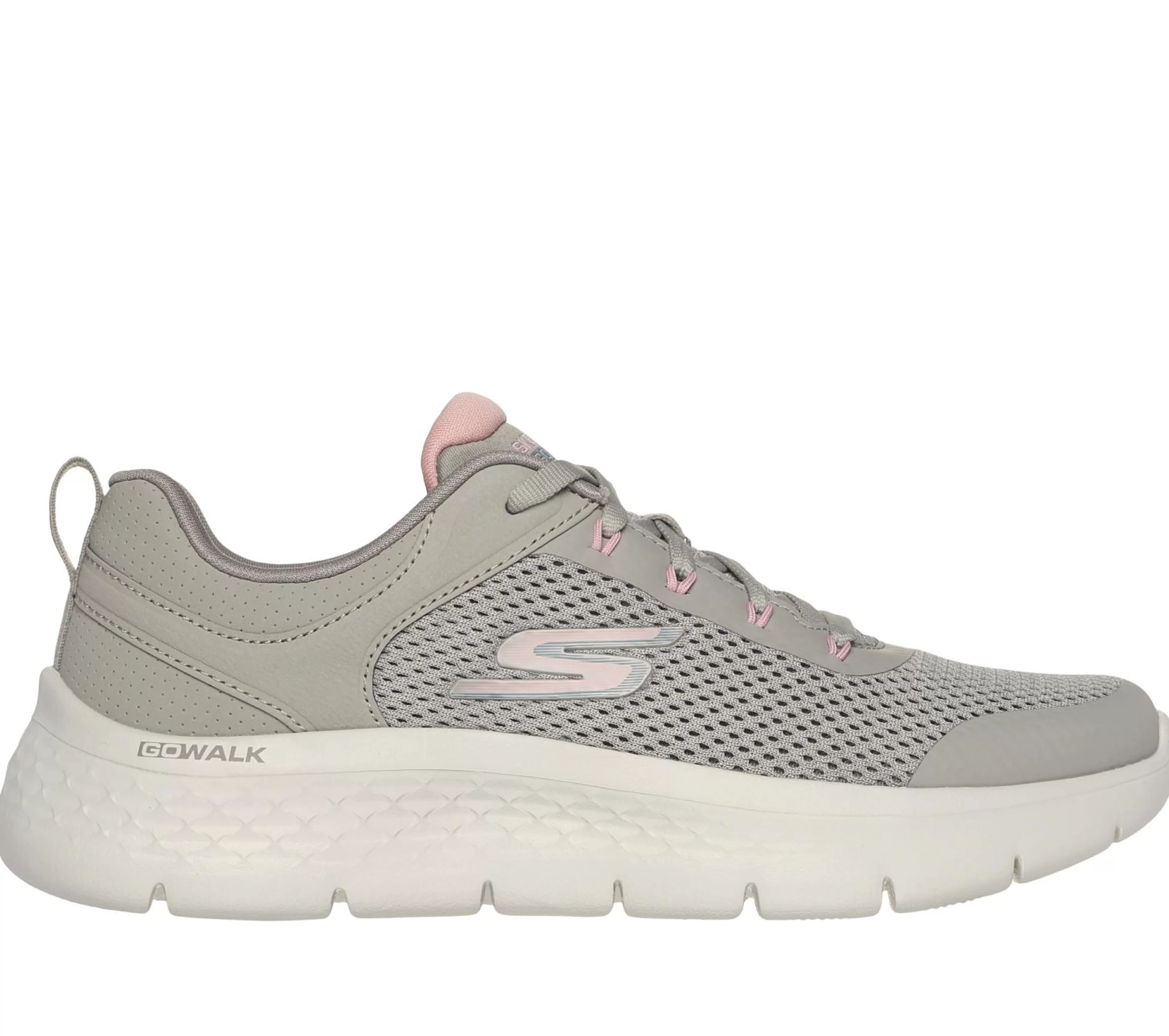 SKECHERS Sportieve Sneakers | Veterschoenen^GO WALK Flex - Caley TAUPE / ROZE