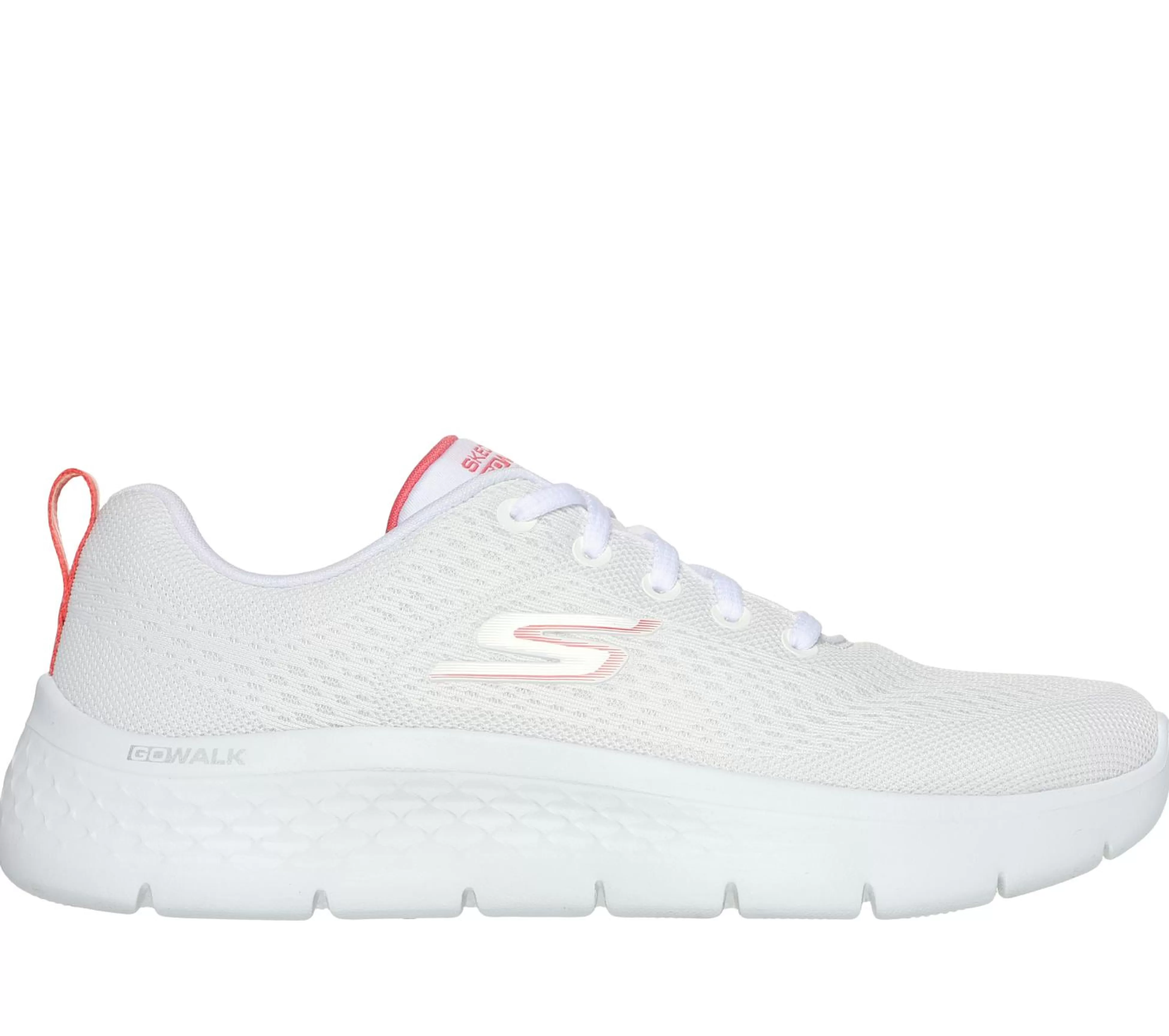 SKECHERS Veterschoenen | Sportieve Sneakers^GO WALK Flex - Kali WIT / KORAAL