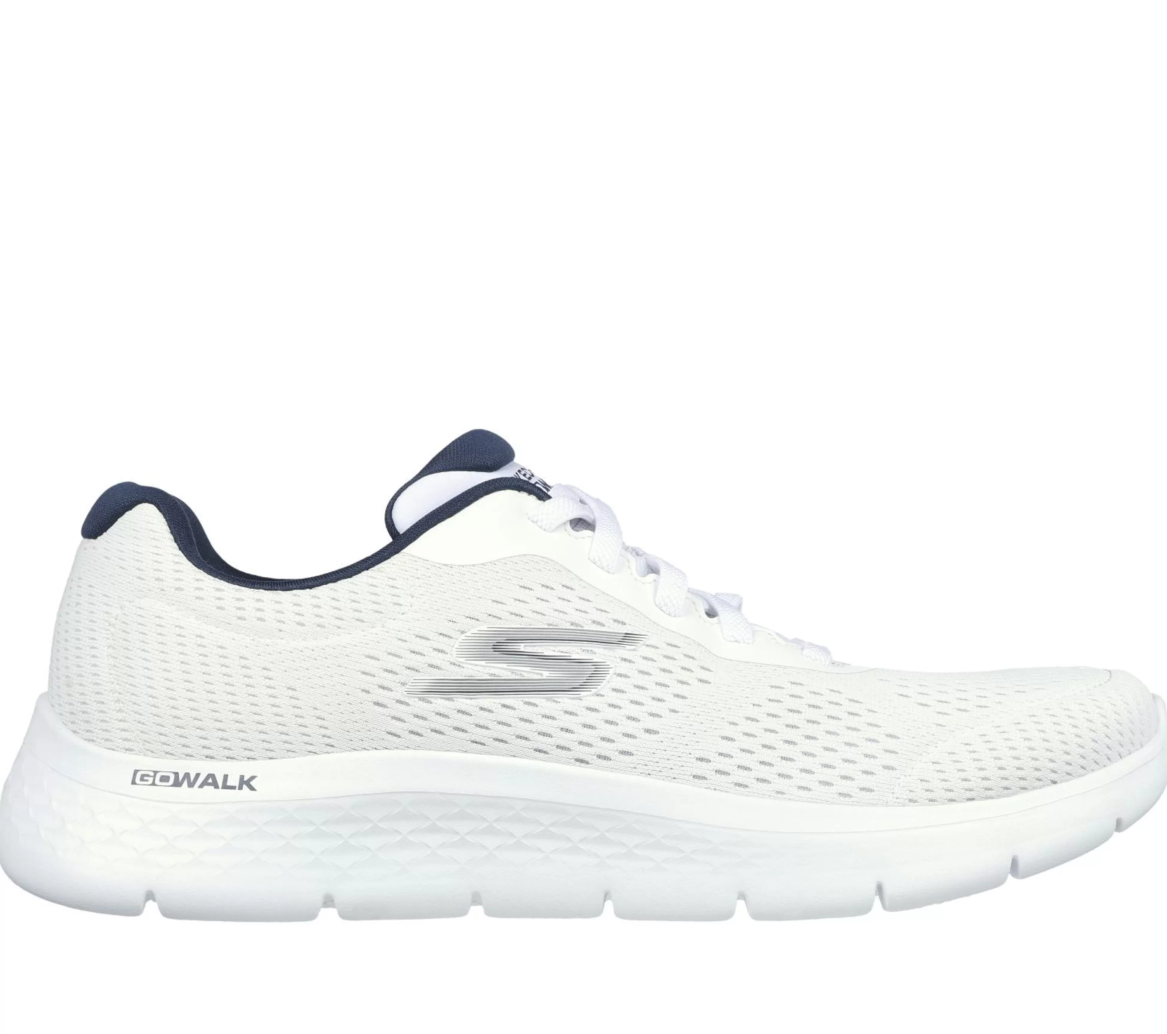 SKECHERS Veterschoenen | Sportieve Sneakers^GO WALK Flex - Remark WIT / MARINE