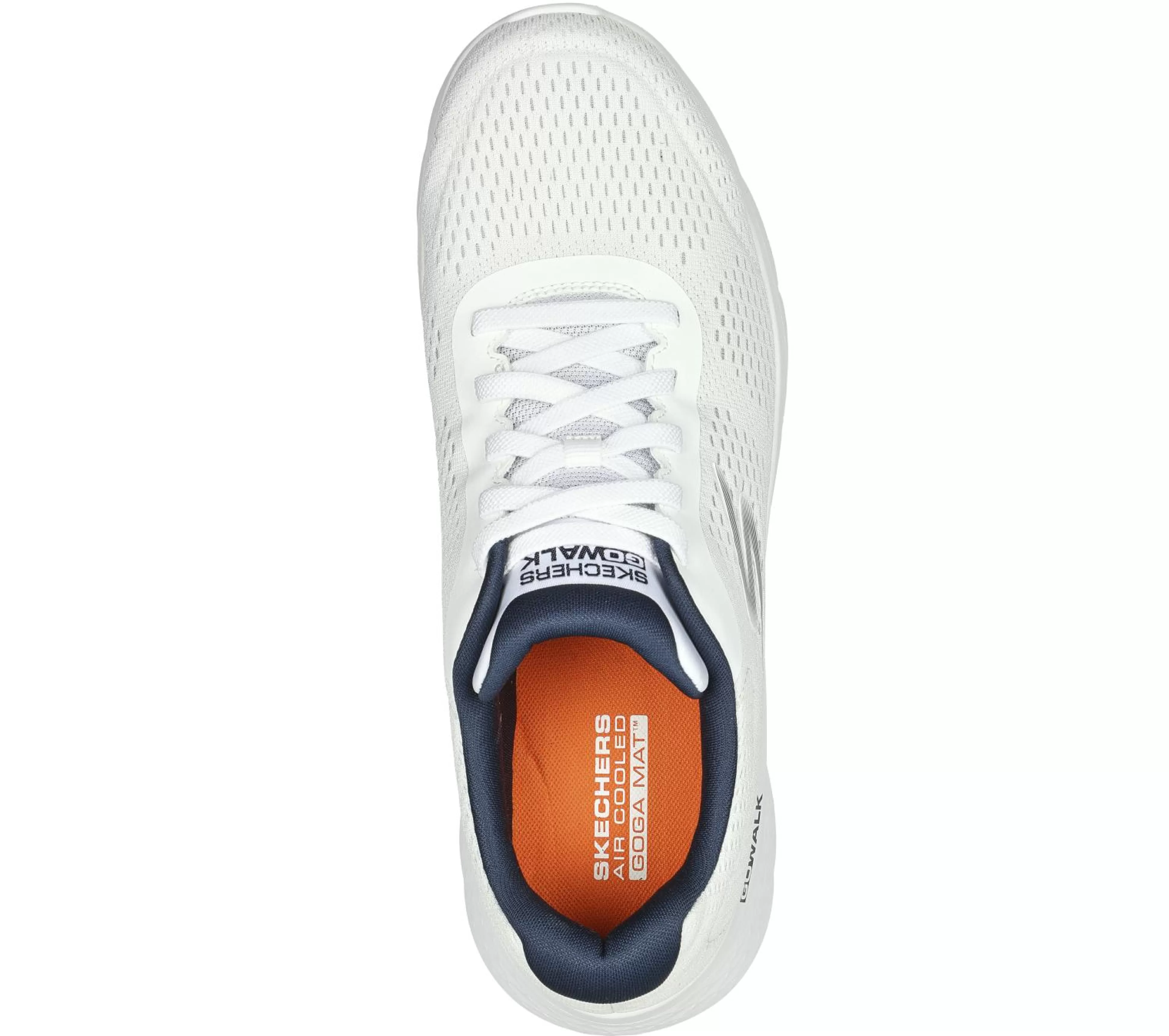 SKECHERS Veterschoenen | Sportieve Sneakers^GO WALK Flex - Remark WIT / MARINE