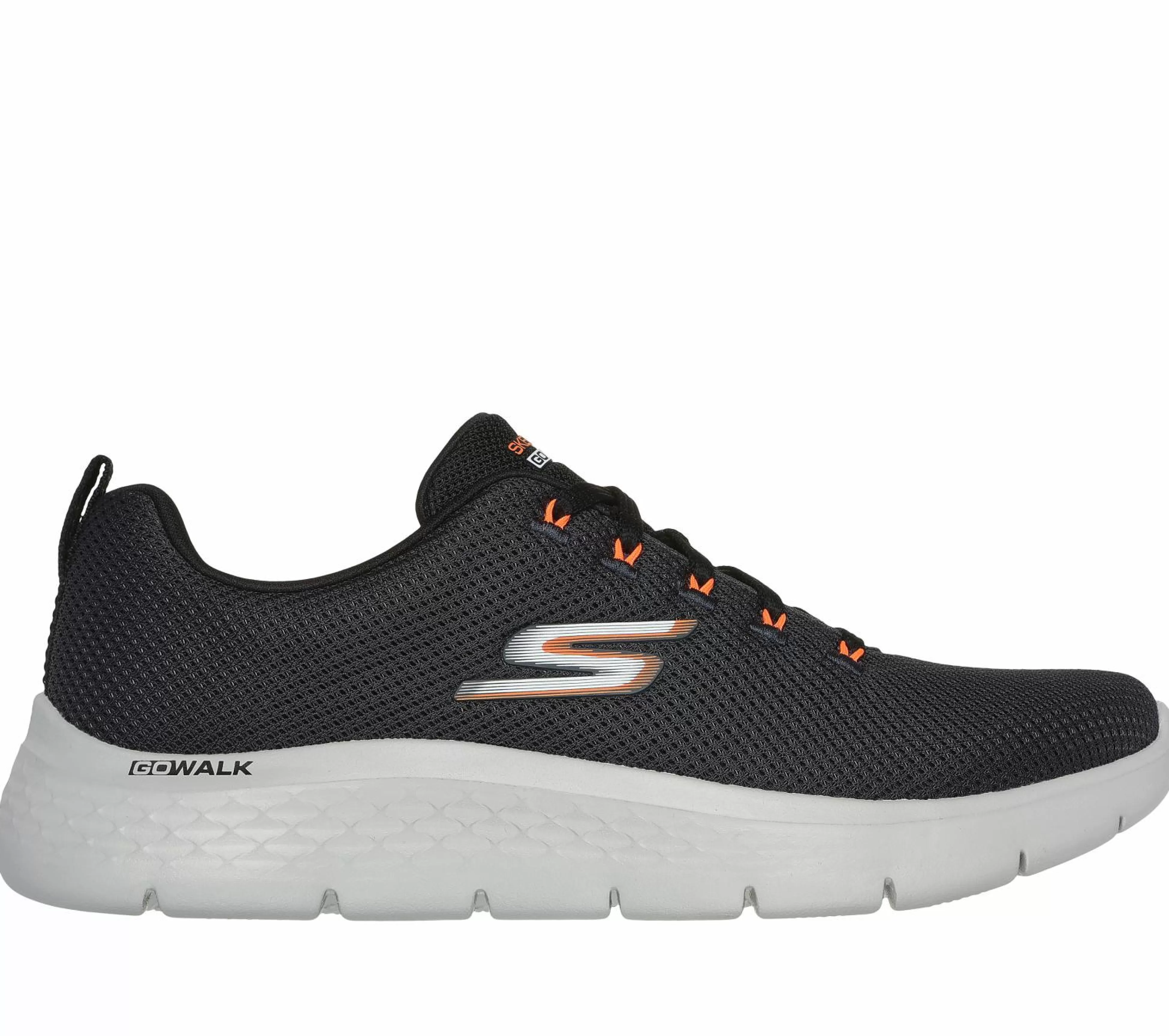 SKECHERS Sportieve Sneakers | Veterschoenen^GO WALK Flex - Vespid HOUTSKOOL / ZWART