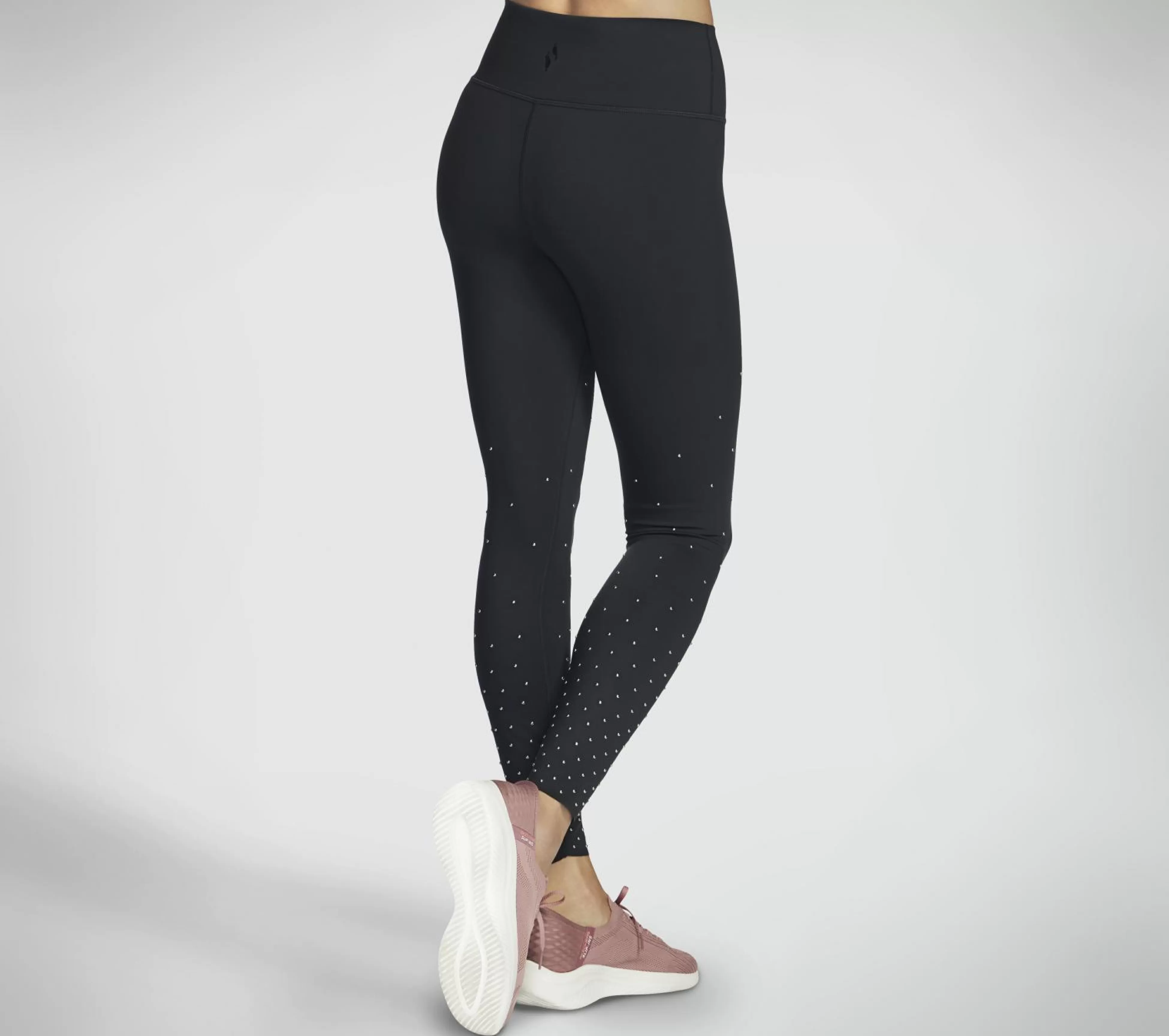 SKECHERS Broeken | Broeken^GO WALK Shine FL HW Legging ZWART