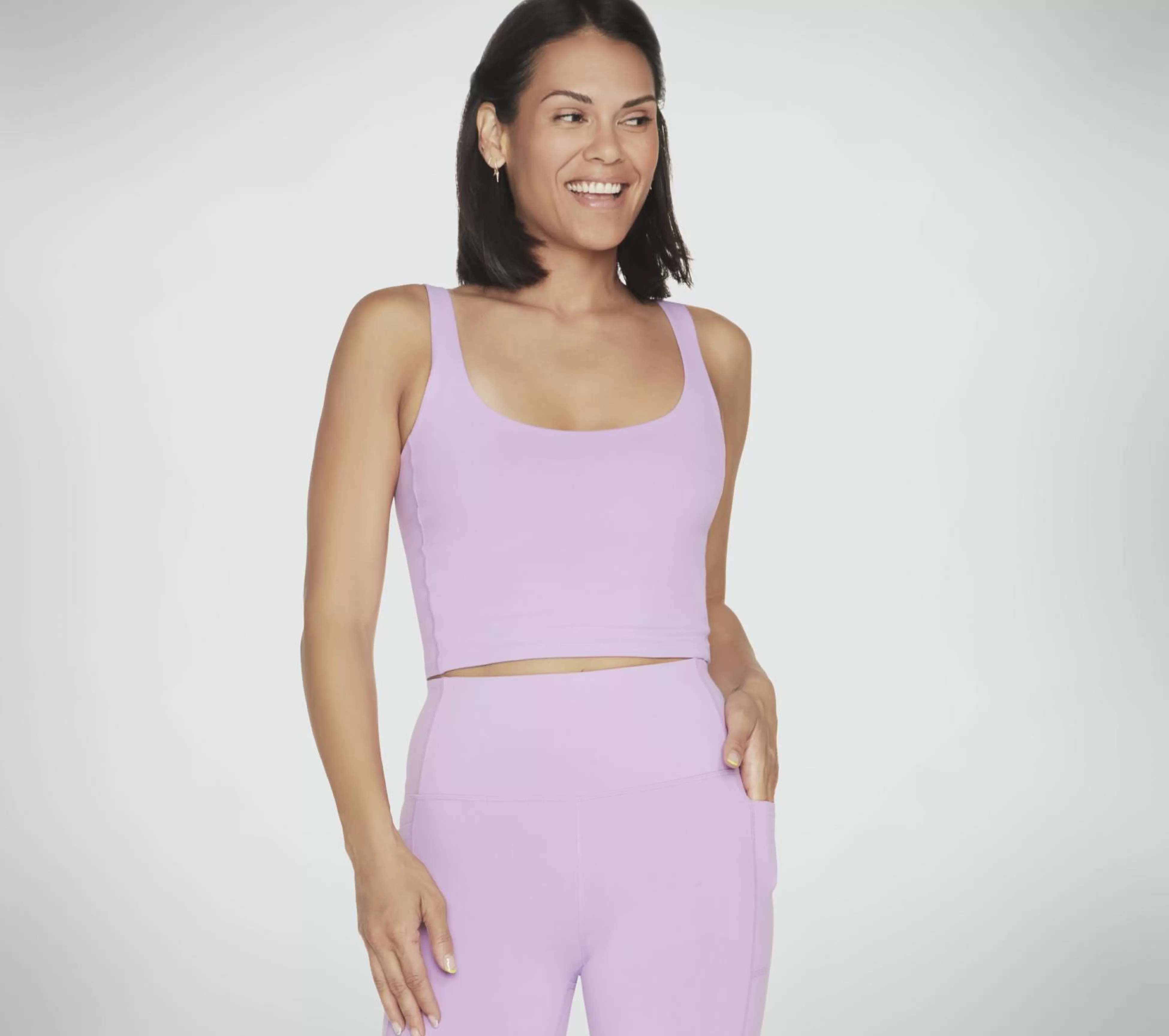 SKECHERS Tops | Tops^GOFLEX Joy Longline Bra PURPER / MAAGDENPALM