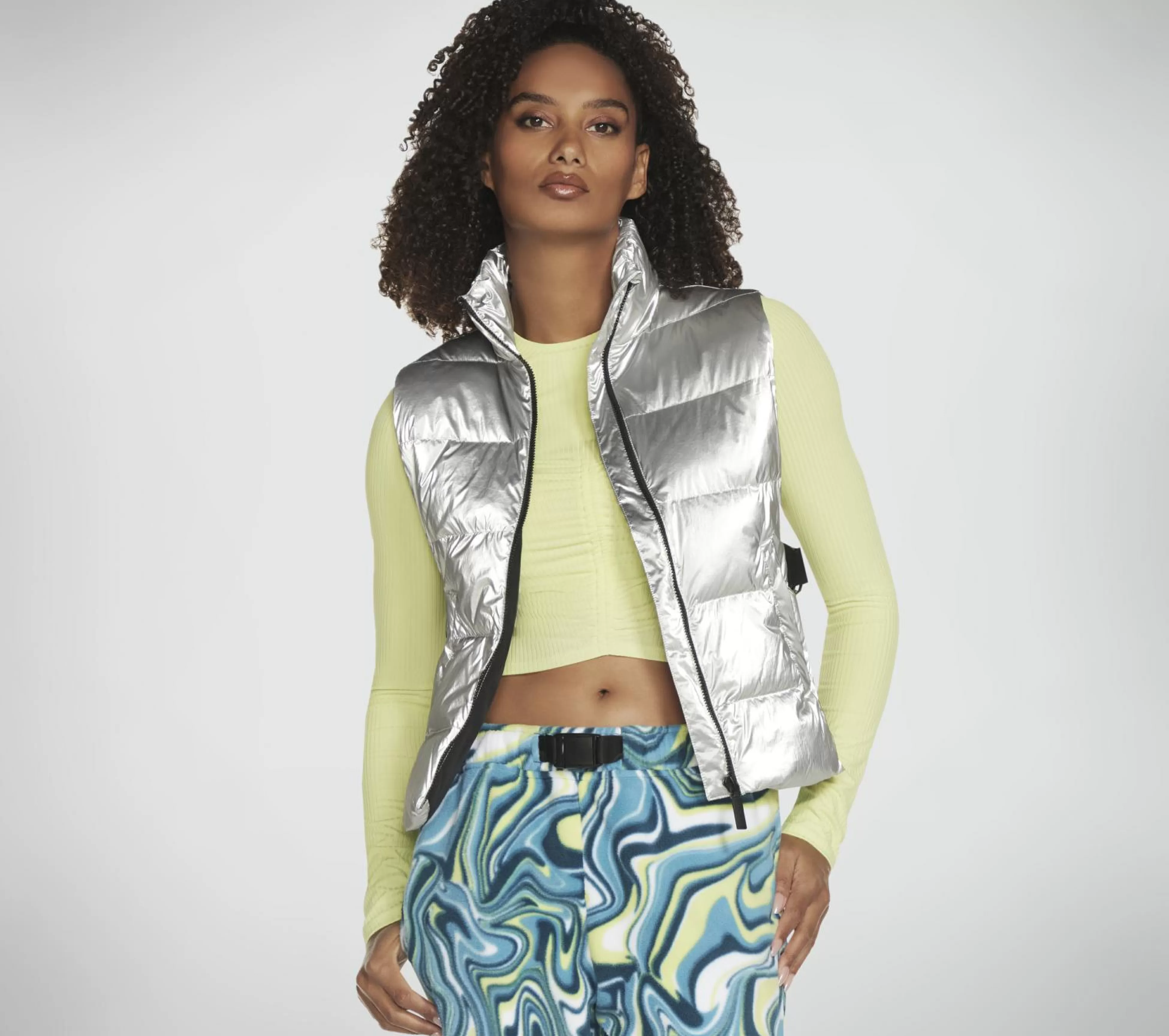 SKECHERS Tops | Tops^Hypershine Vest ZILVER