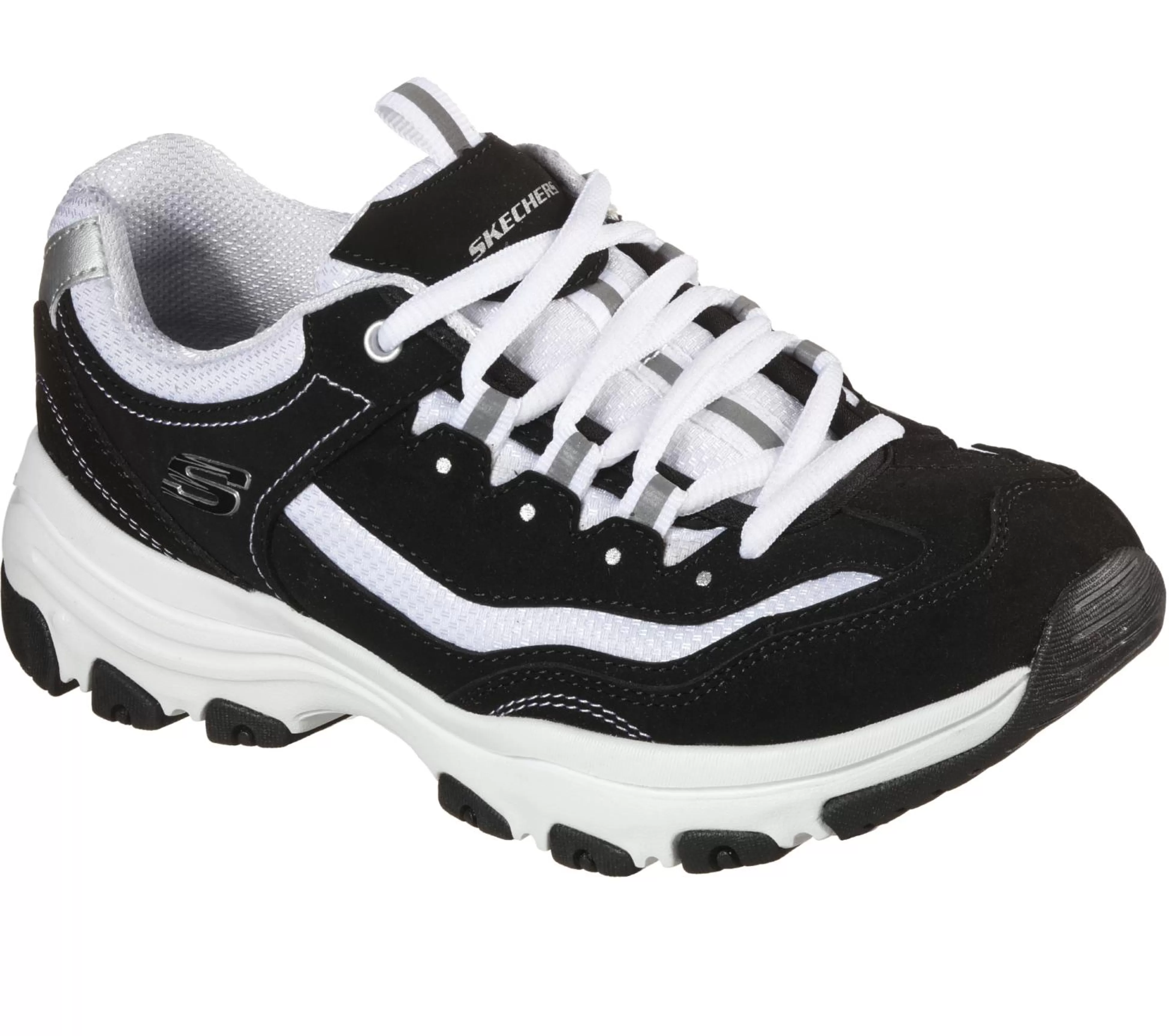 SKECHERS Casual Sneakers | Sportieve Sneakers^I-Conik ZWART / WIT