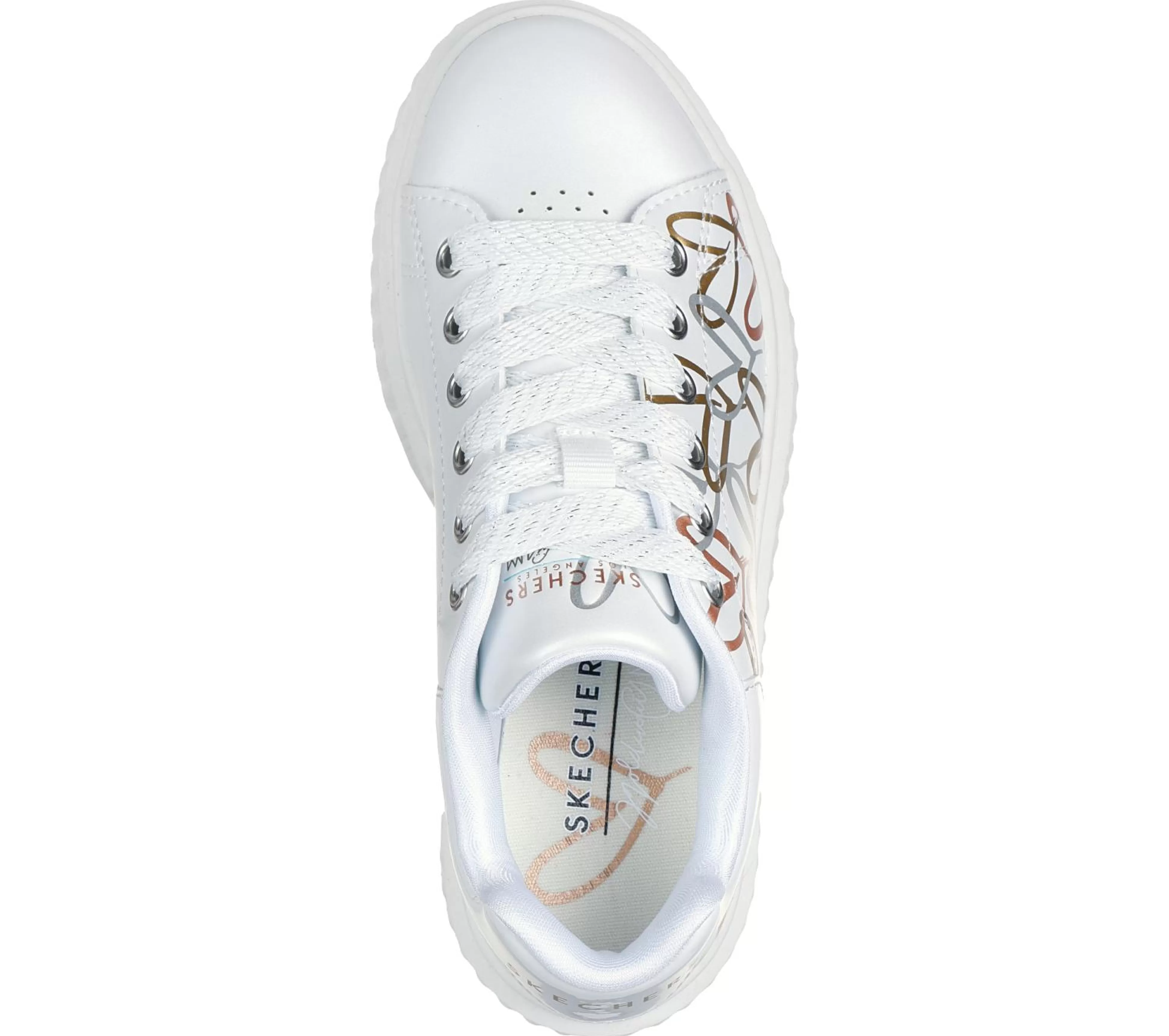 SKECHERS Sneakers^JGoldcrown: Hi Ridge WIT / GOUD