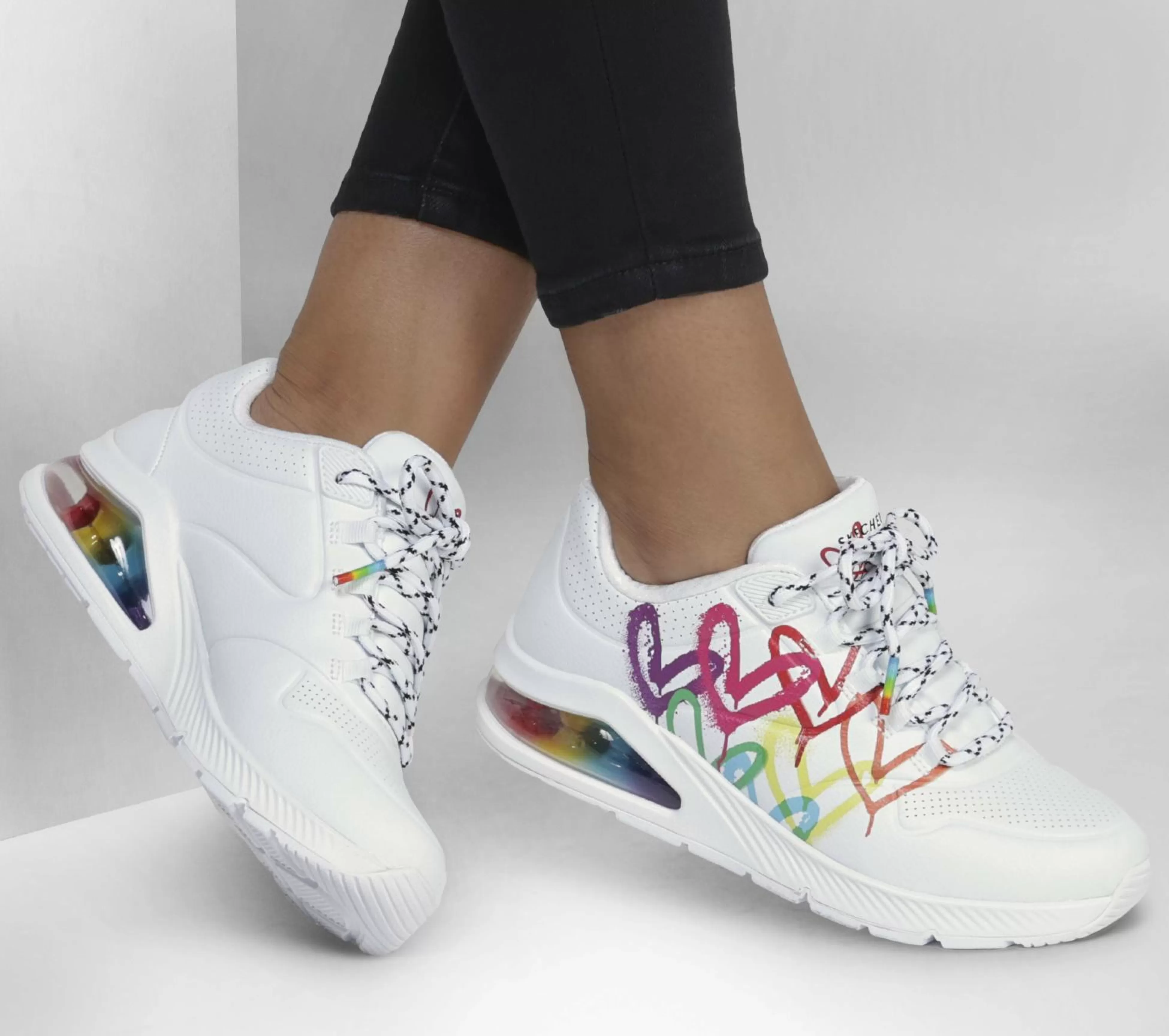 SKECHERS Veterschoenen | Casual Sneakers^JGoldcrown: Uno 2 - Floating Love WIT