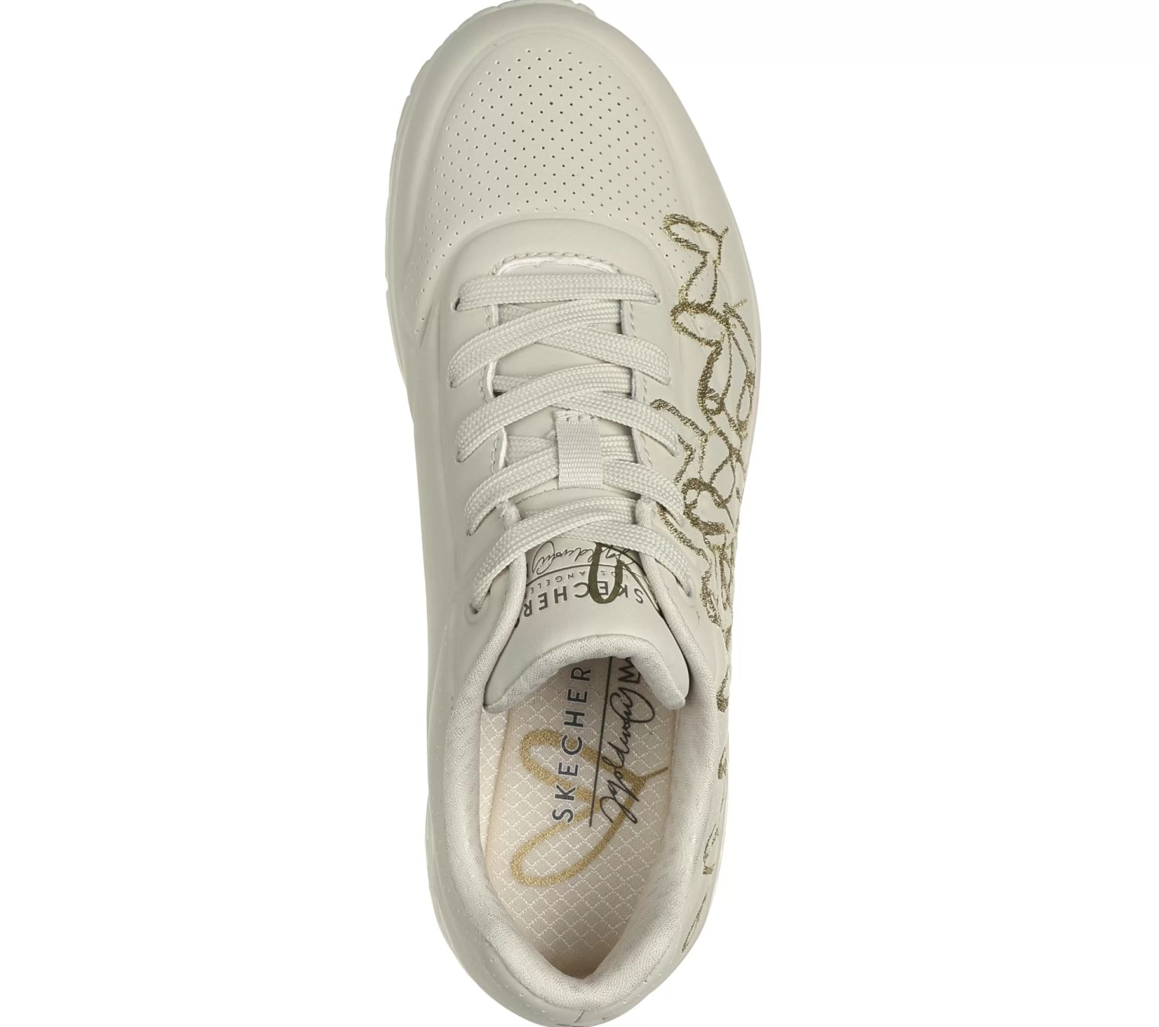 SKECHERS Veterschoenen | Casual Sneakers^JGoldcrown: Uno - Golden Heart NATUURLIJK / GOUD