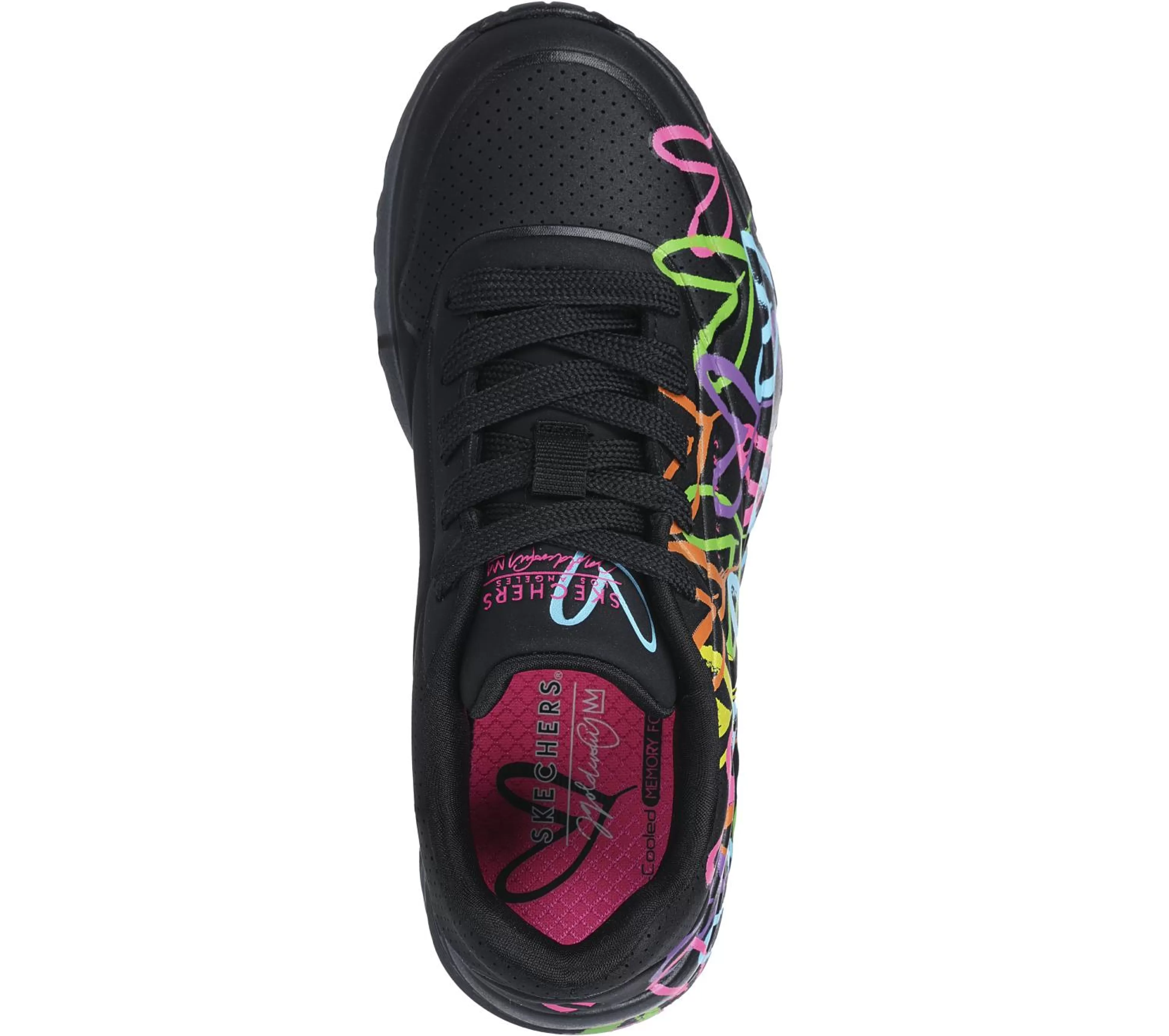 SKECHERS Sneakers^JGoldcrown: Uno Lite - Spread The Love ZWART / MULTI