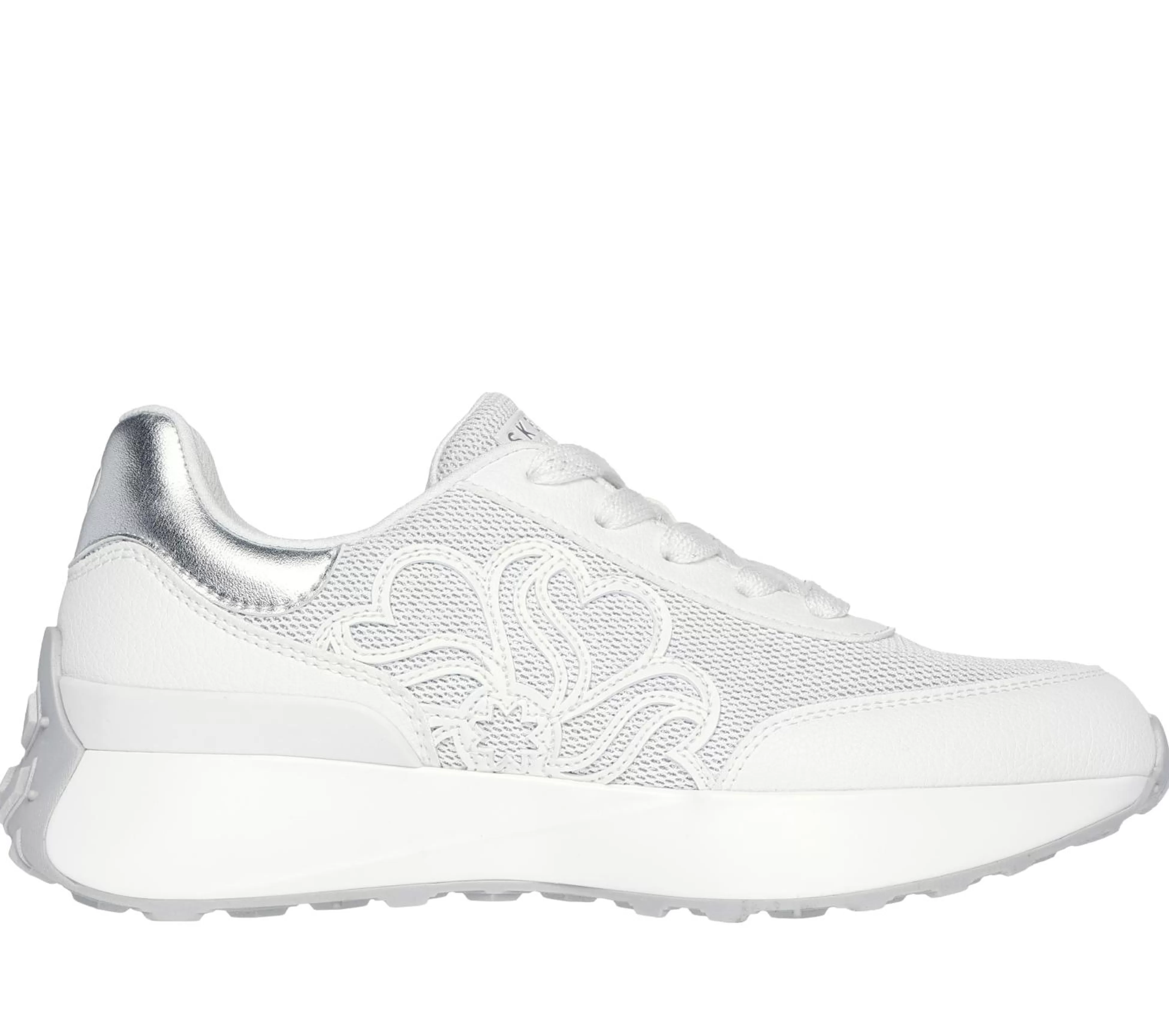 SKECHERS Veterschoenen | Casual Sneakers^Lingo - Glam Central WIT