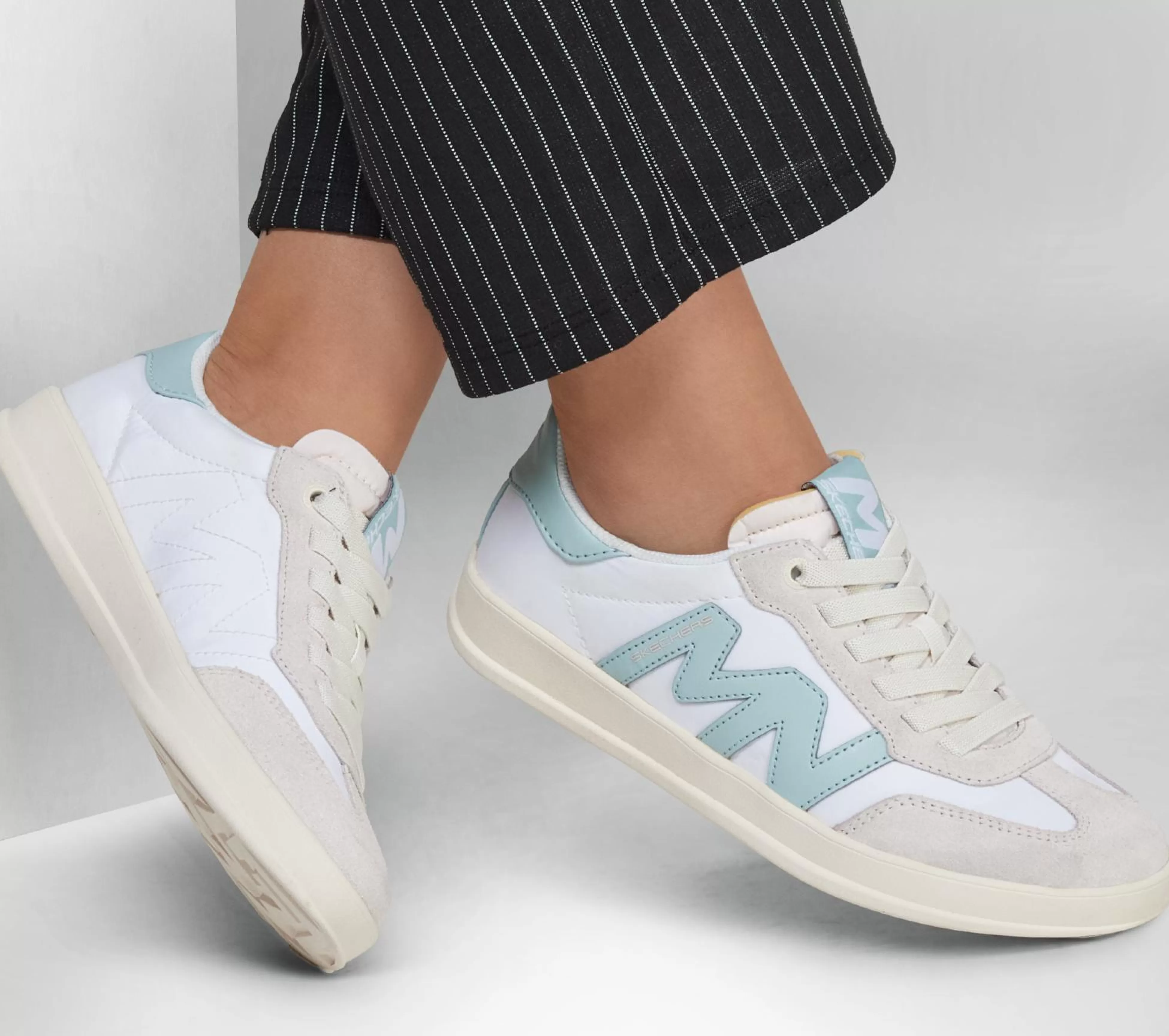 SKECHERS Instappers | Casual Sneakers^Mark Nason: New Wave Cup - The Rally WIT / BLAUW