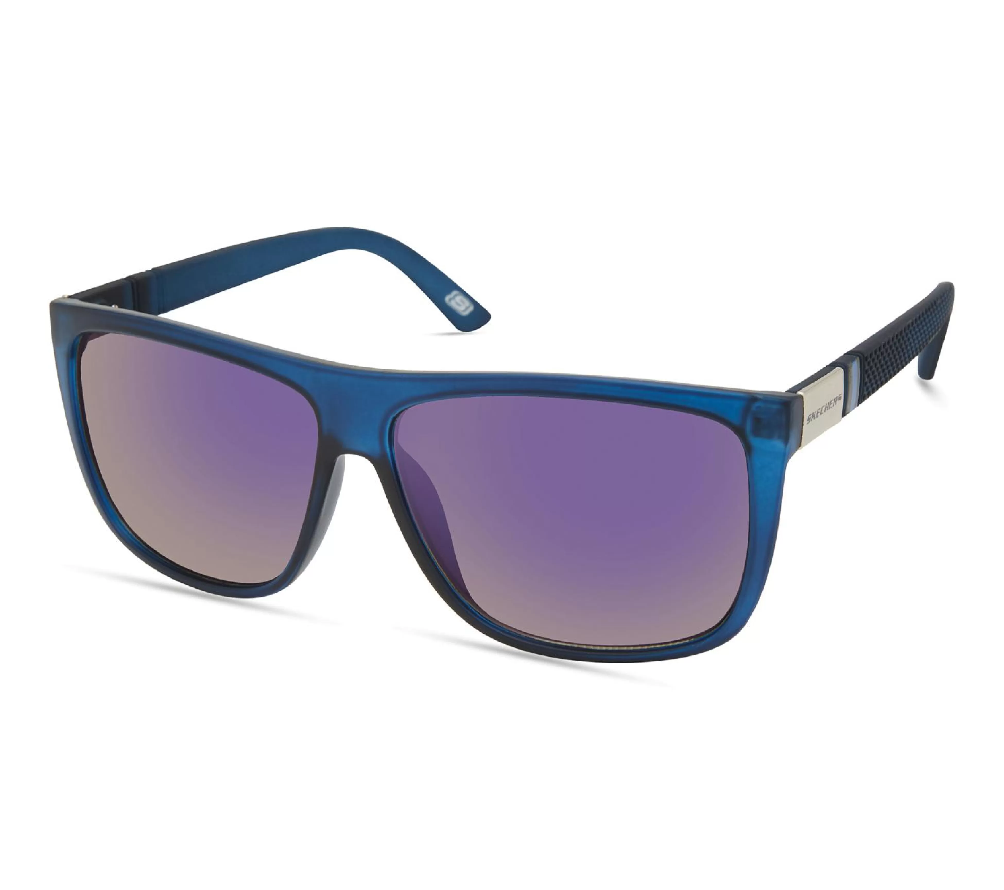 SKECHERS Zonnebrillen | Accessoires^Matte Wayfarer Sunglasses BLAUW