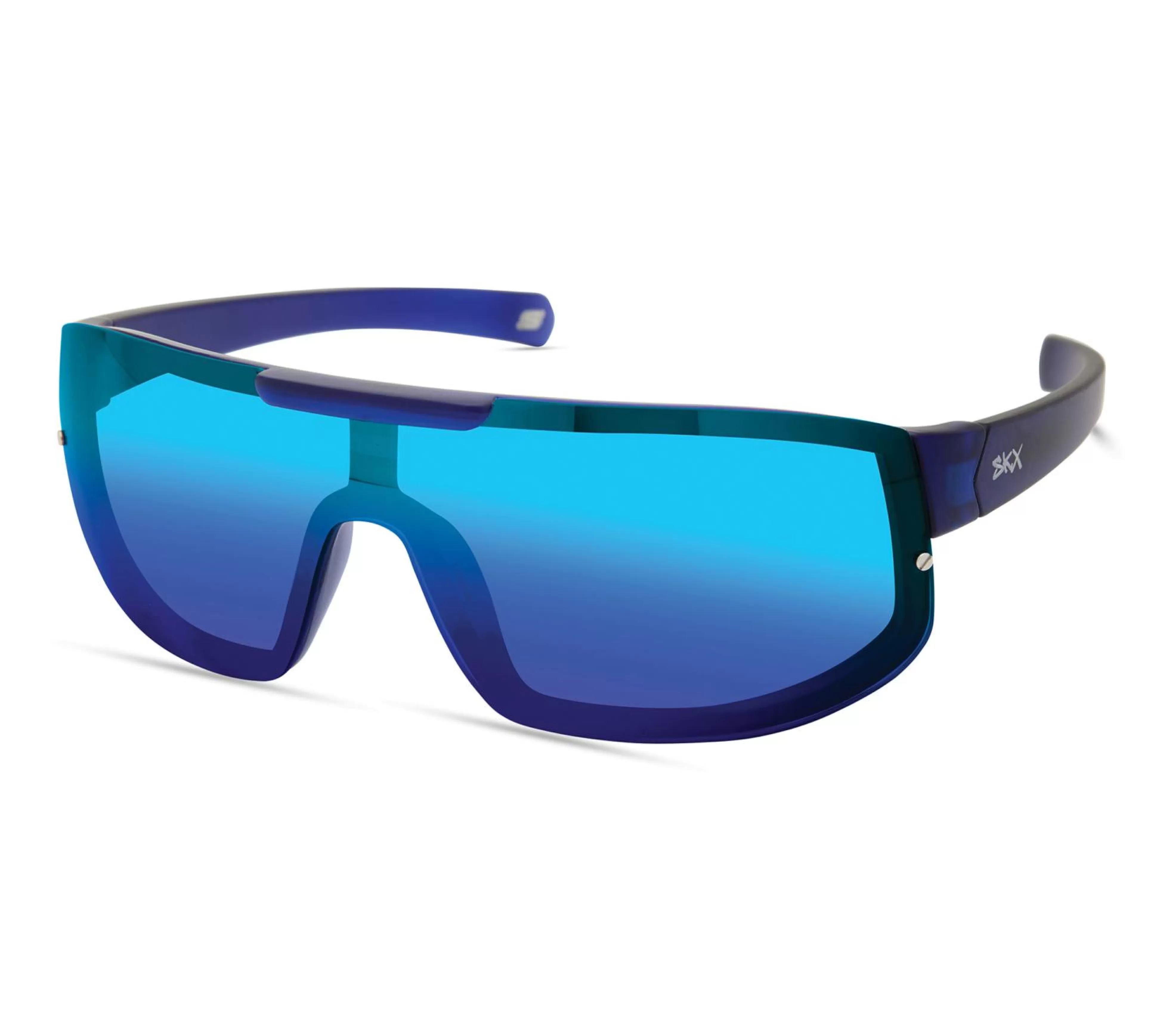 SKECHERS Zonnebrillen | Zonnebrillen^Matte Wrap Sunglasses BLAUW