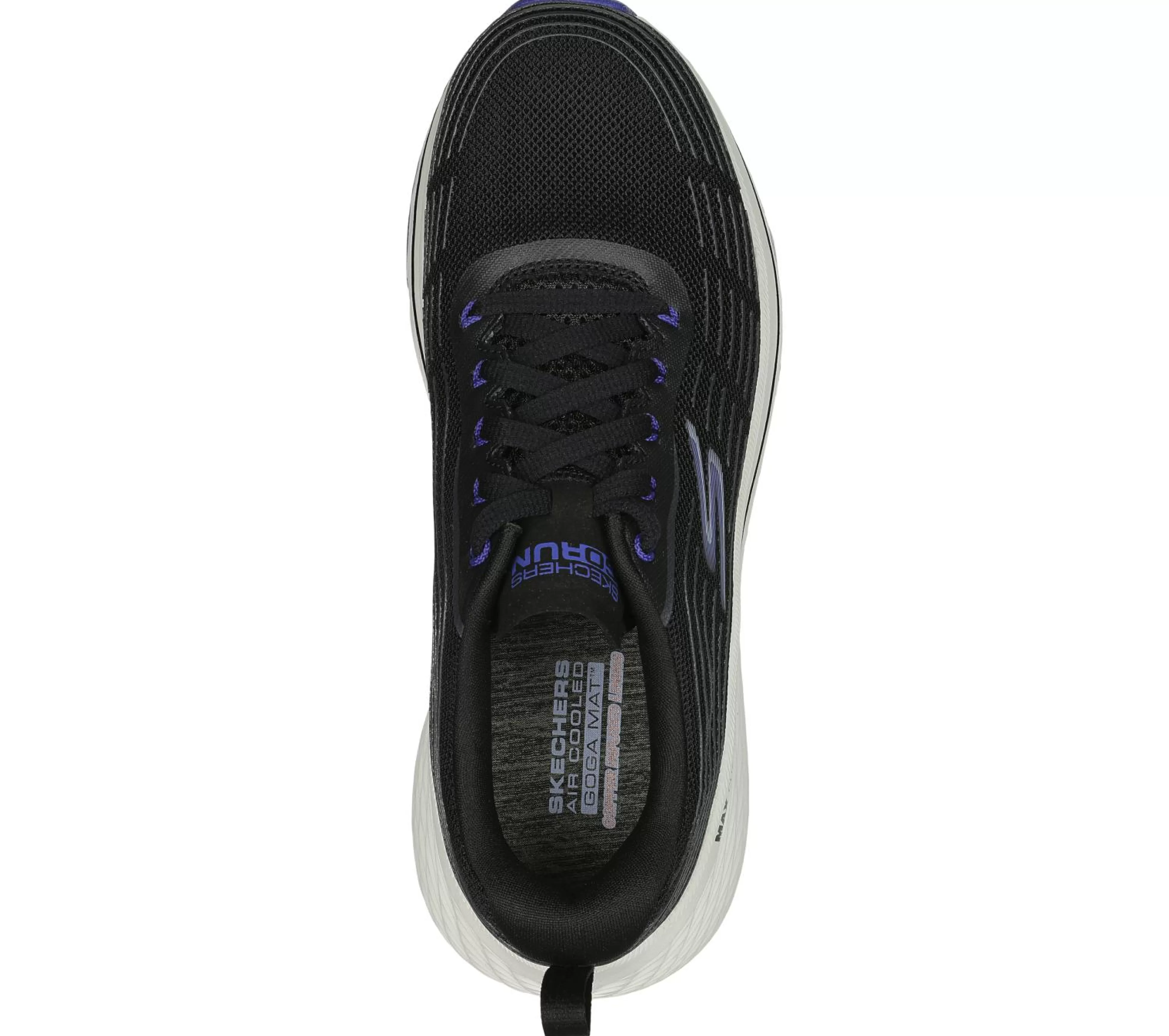 SKECHERS Veterschoenen | Sportieve Sneakers^Max Cushioning Elite 2.0 ZWART / PURPER