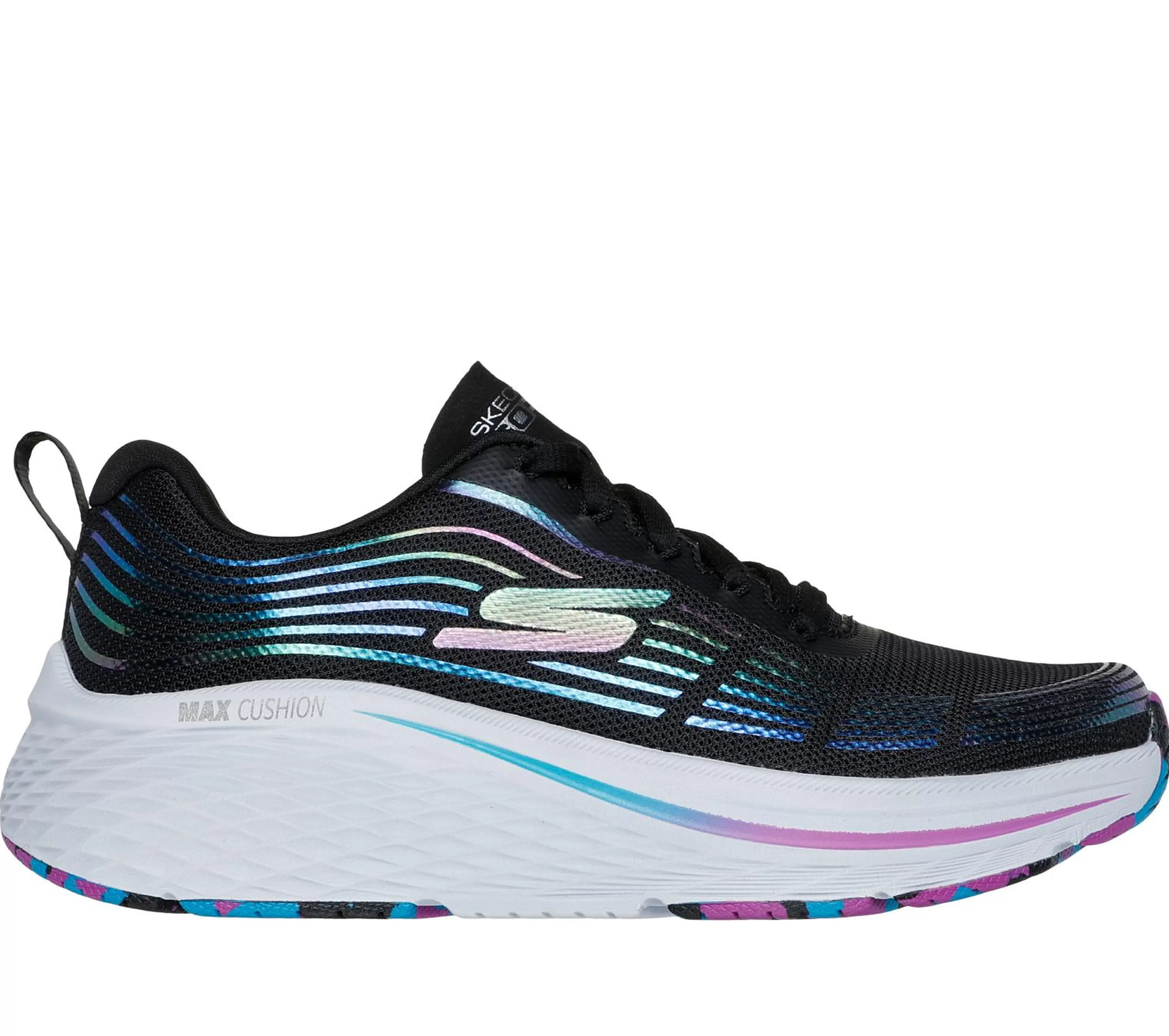 SKECHERS Sportieve Sneakers^Max Cushioning Elite 2.0 - Delphina ZWART / MULTI