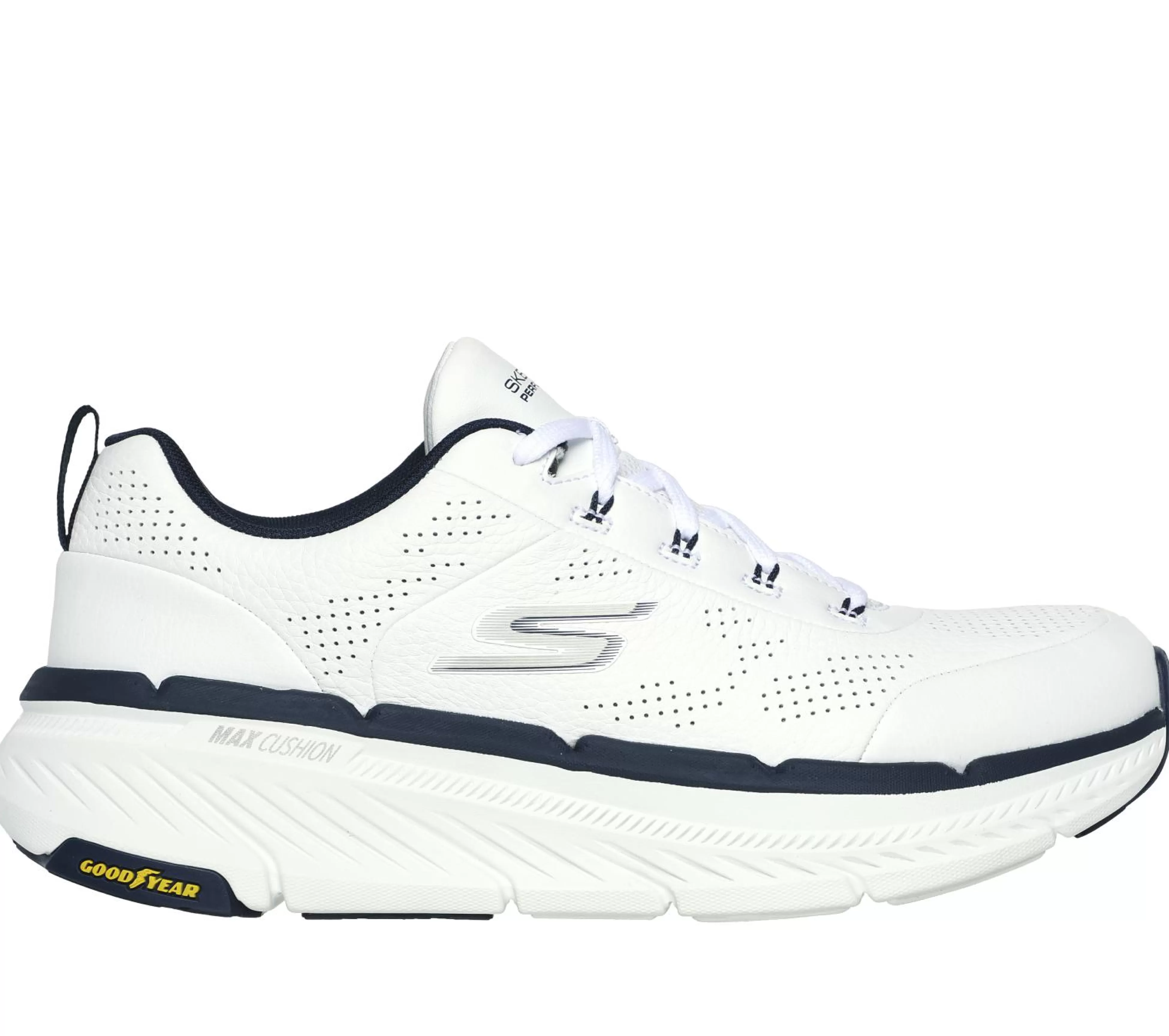 SKECHERS Veterschoenen | Sportieve Sneakers^Max Cushioning Premier 2.0 - Lucid 2 WIT / MARINE