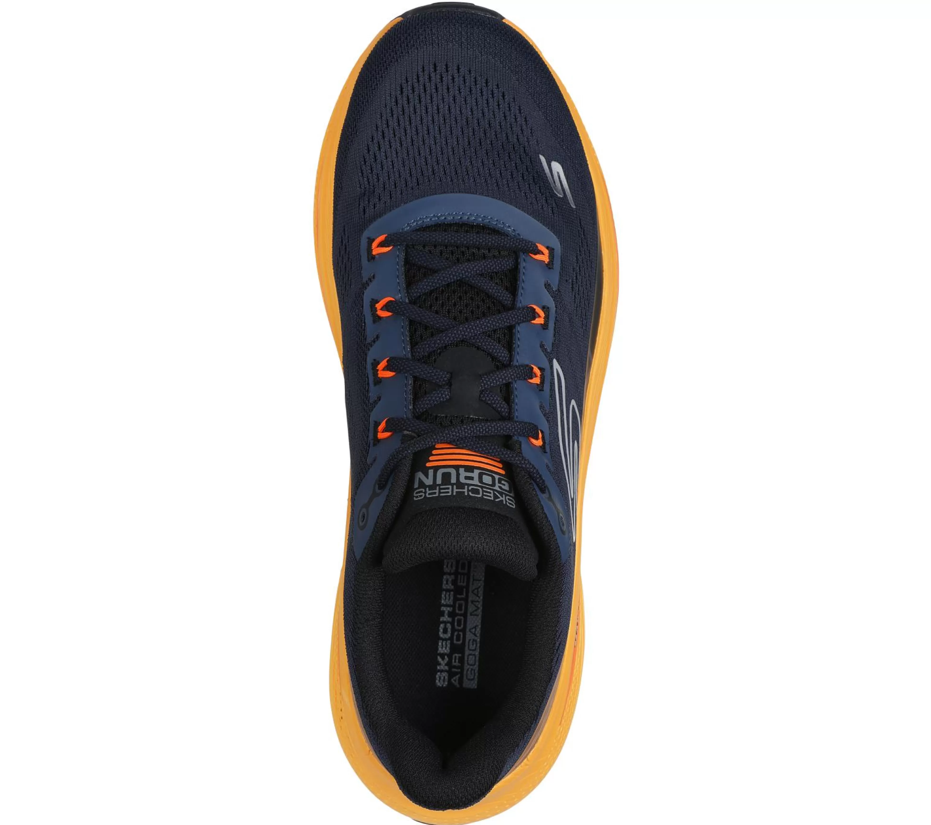 SKECHERS Veterschoenen | Sportieve Sneakers^Max Cushioning Propulsion MARINE / ORANJE