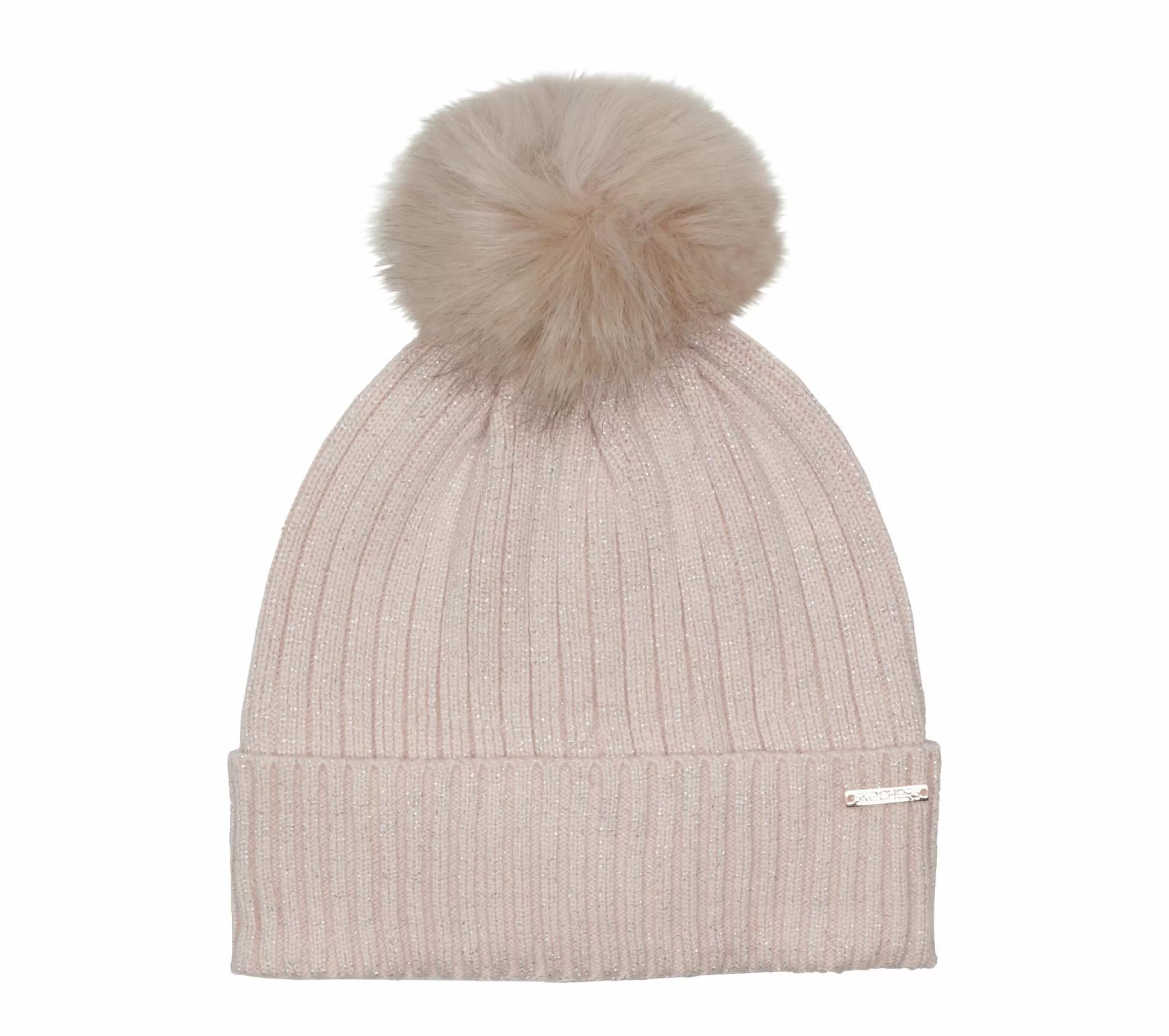 SKECHERS Winter Accessoires | Petten^Metallic Ribbed Beanie Hat ROZE