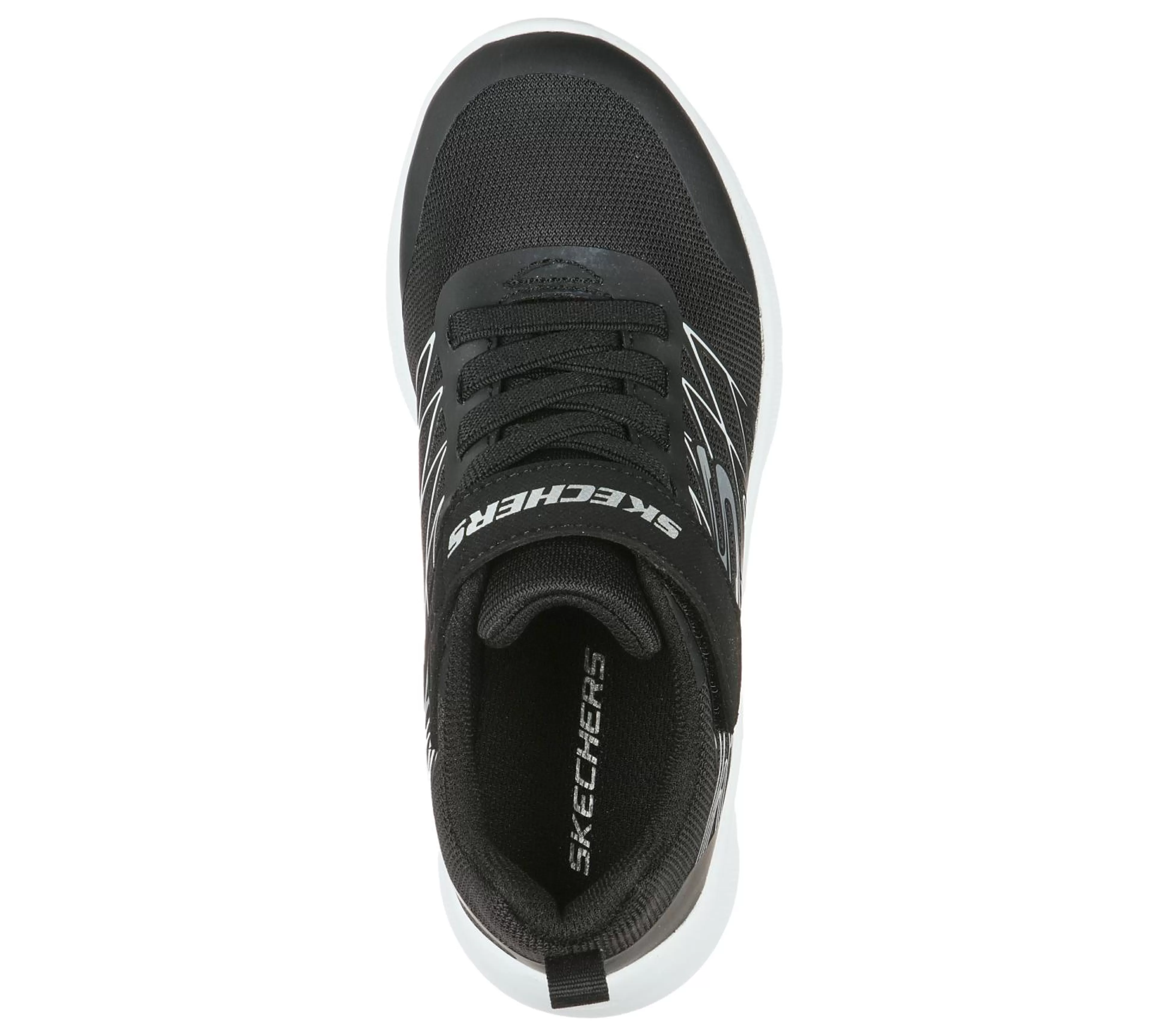 SKECHERS Sneakers^Microspec - Texlor ZWART / ZILVER