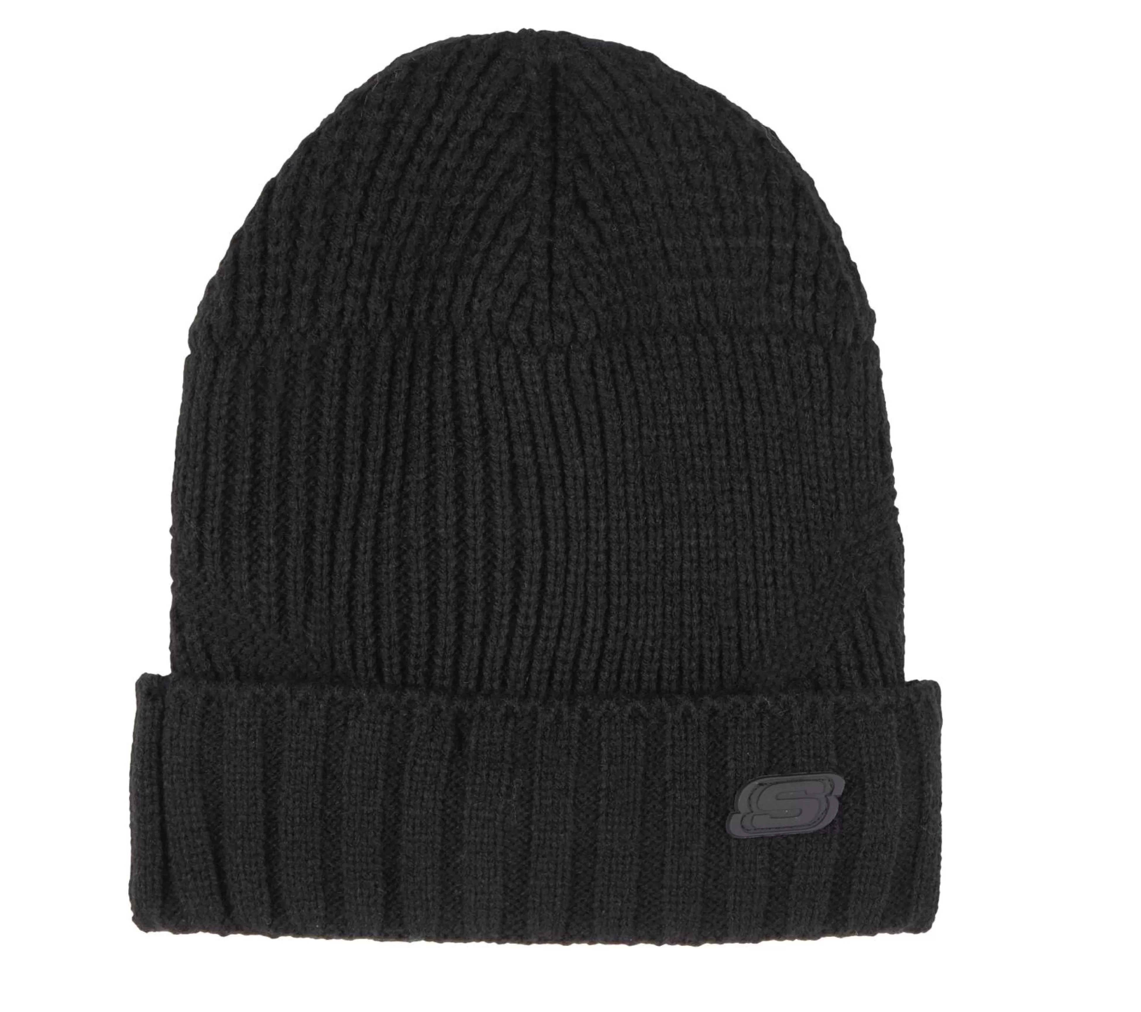 SKECHERS Winter Accessoires | Petten^Mixed Rib Knit Beanie ZWART