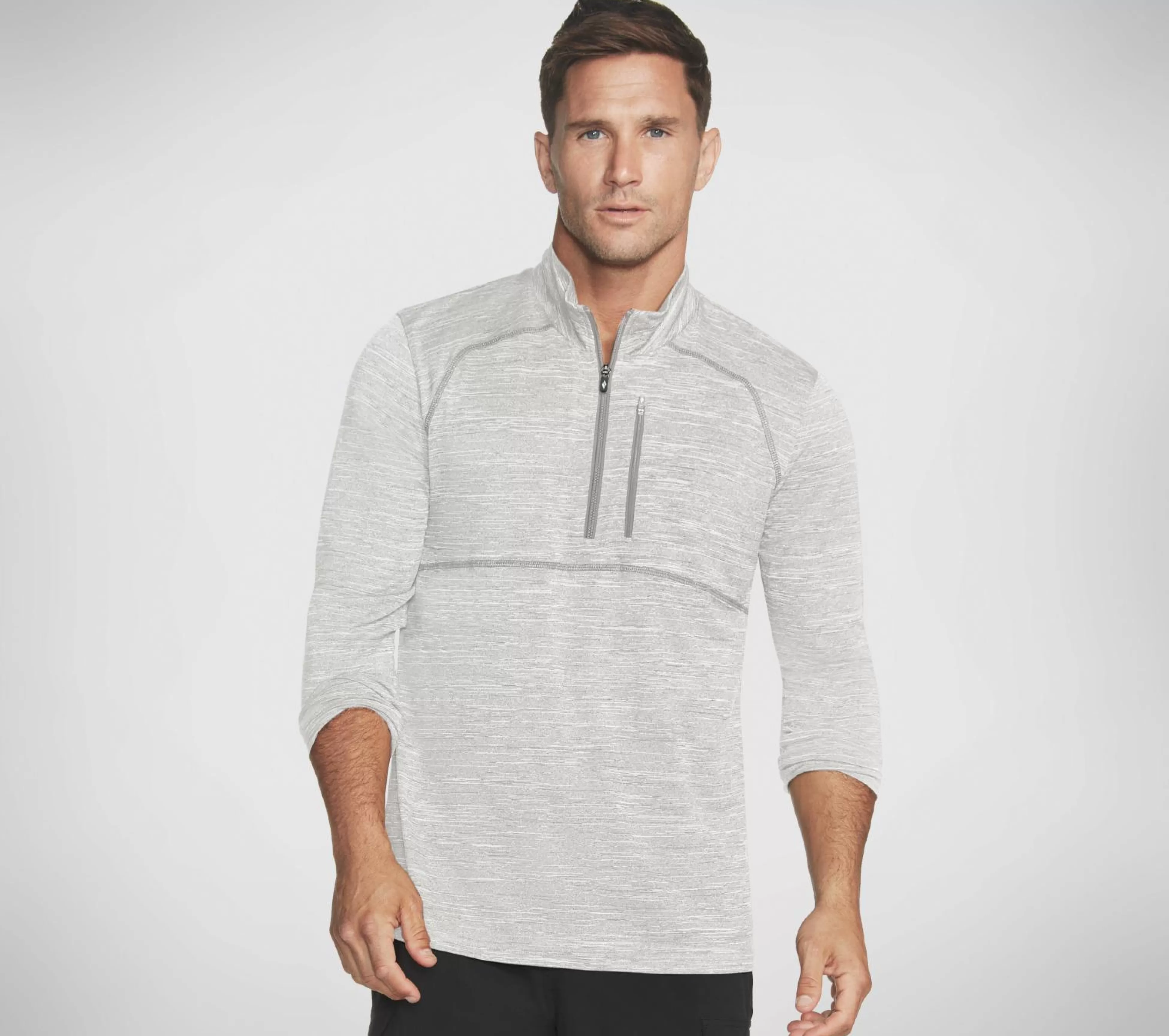 SKECHERS Tops | Tops^On The Road 1/4 Zip GRIJS