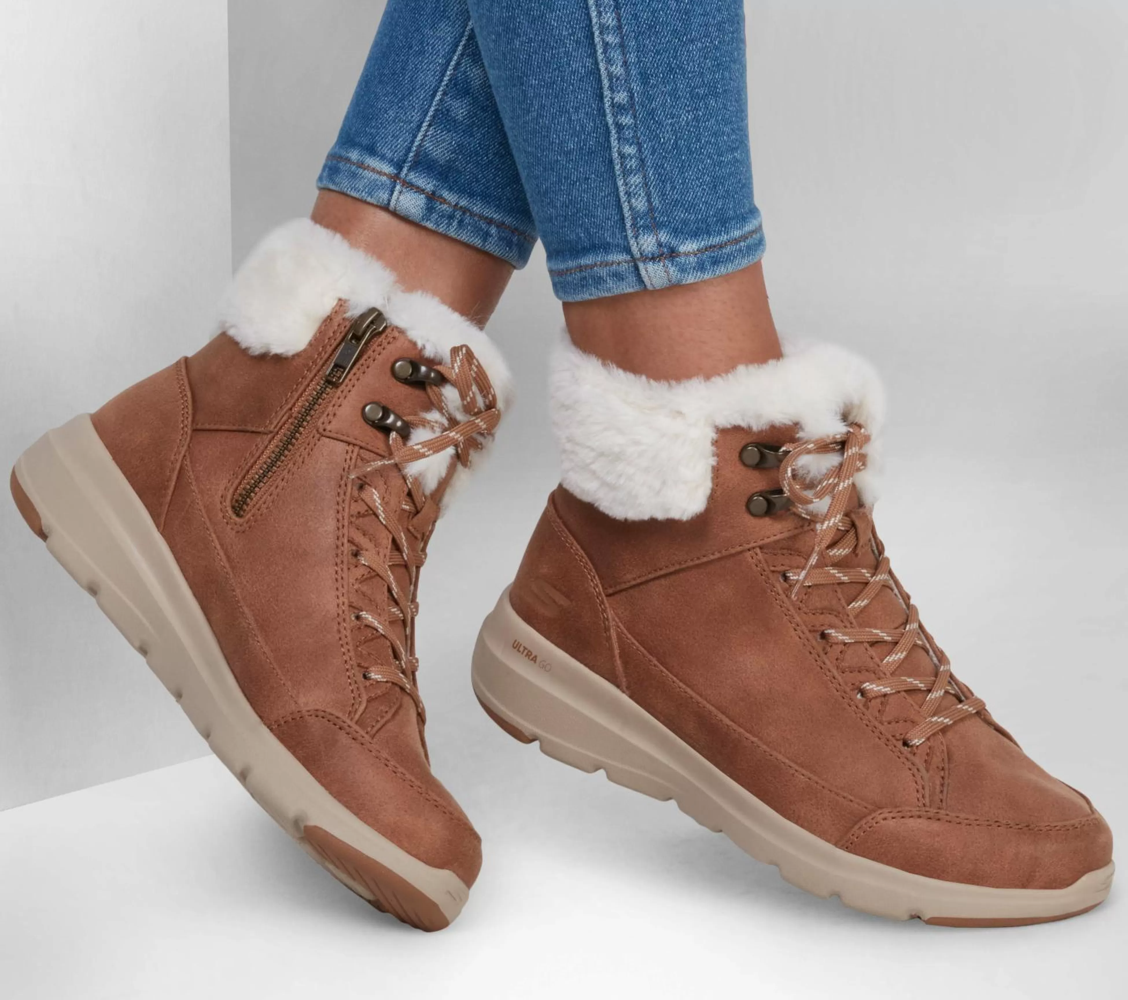 SKECHERS Boots^On-the-GO Glacial Ultra - Cozyly KASTANJE