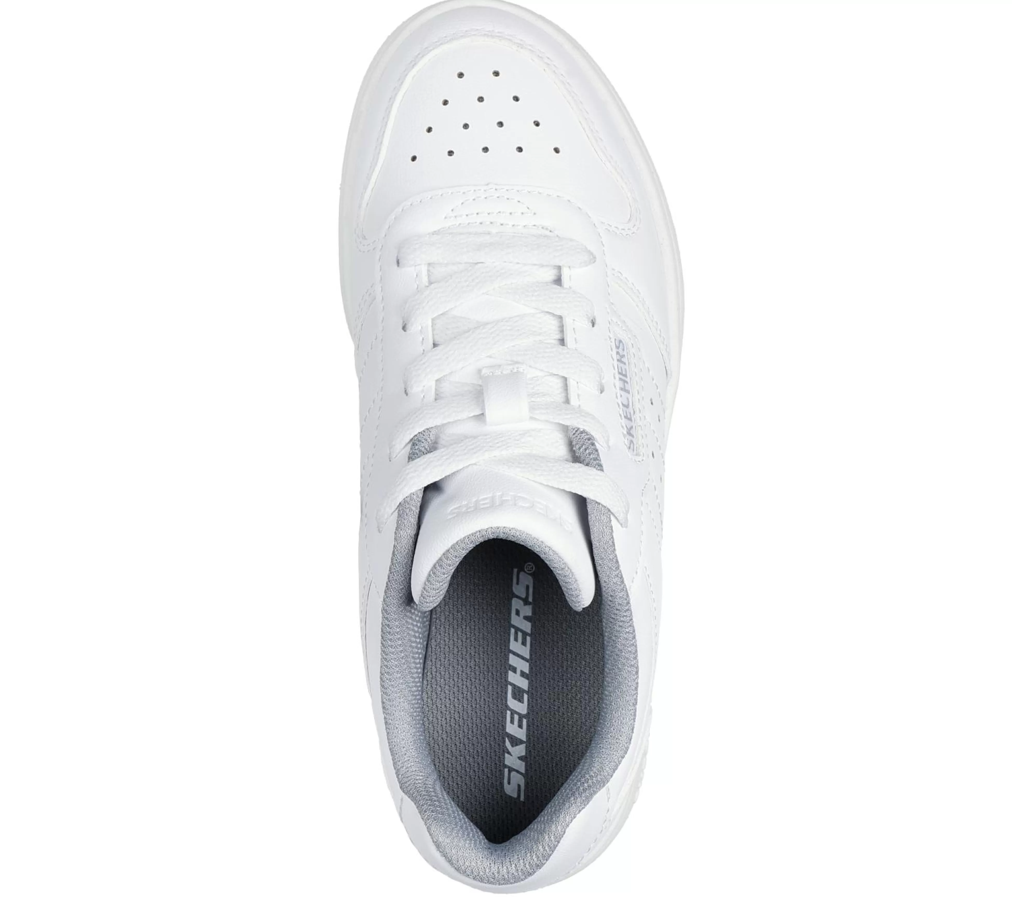 SKECHERS Veterschoenen | Sneakers^Quick Street - Vorton WIT