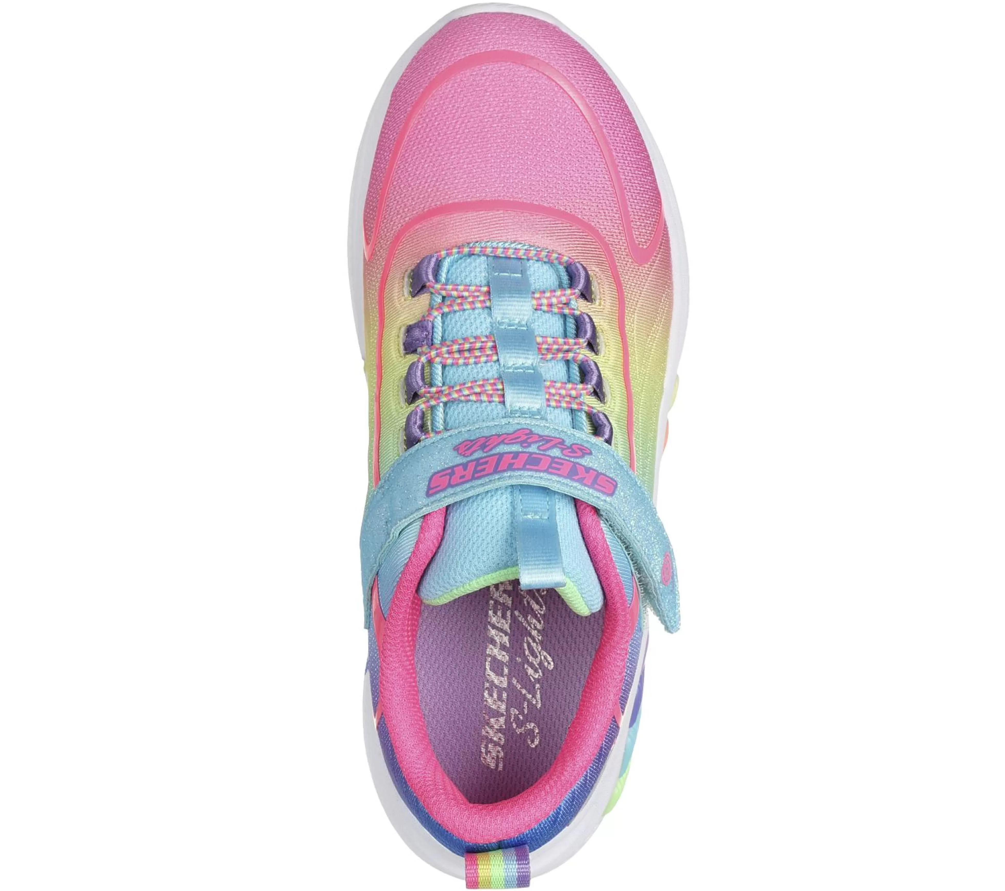 SKECHERS Lichtjes Schoenen | Instappers^Rainbow Cruisers TURKOOIS / MULTI