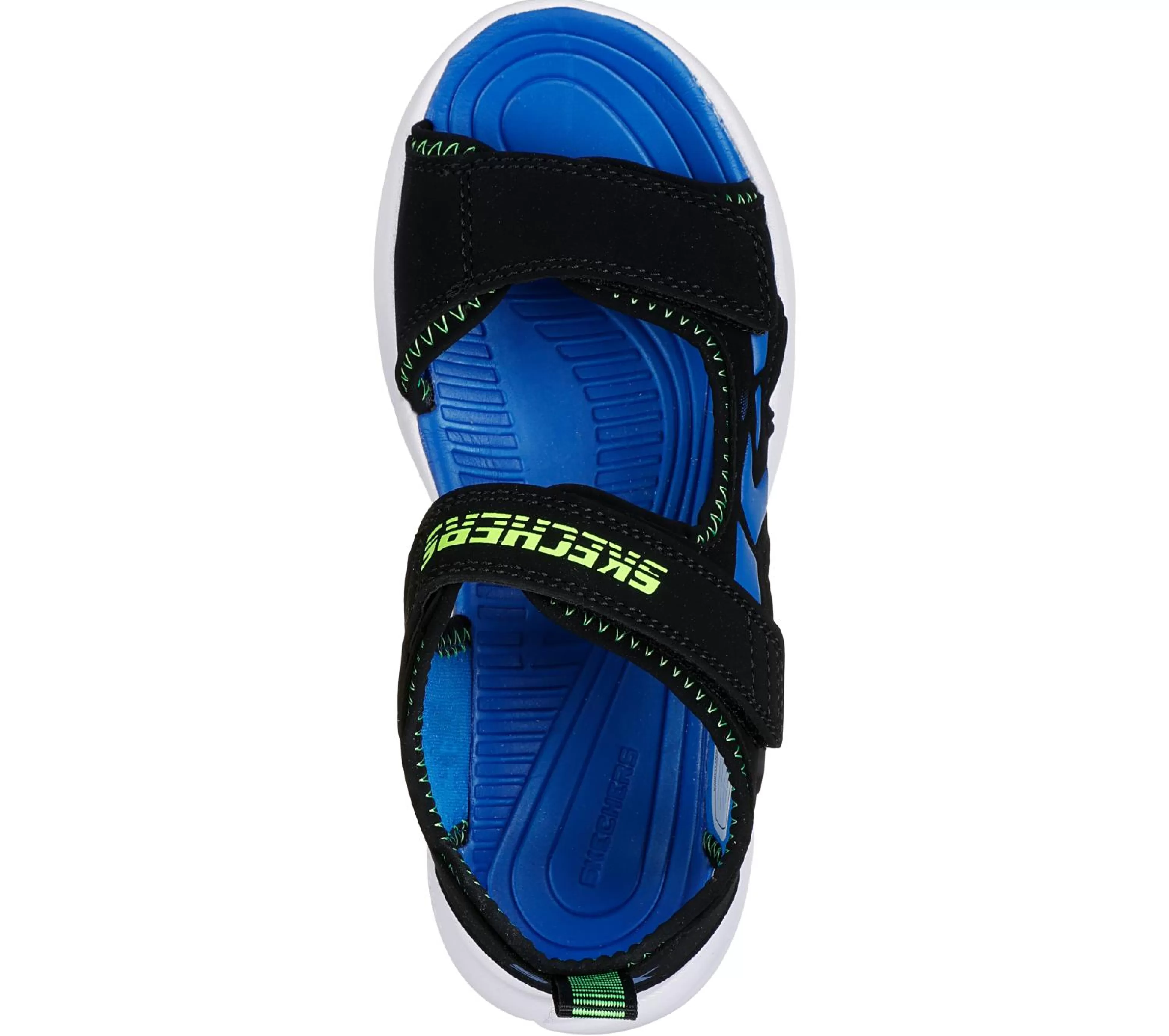 SKECHERS Sandalen^Razor Splash - Aqua Buddies ZWART / BLAUW / LIMOEN