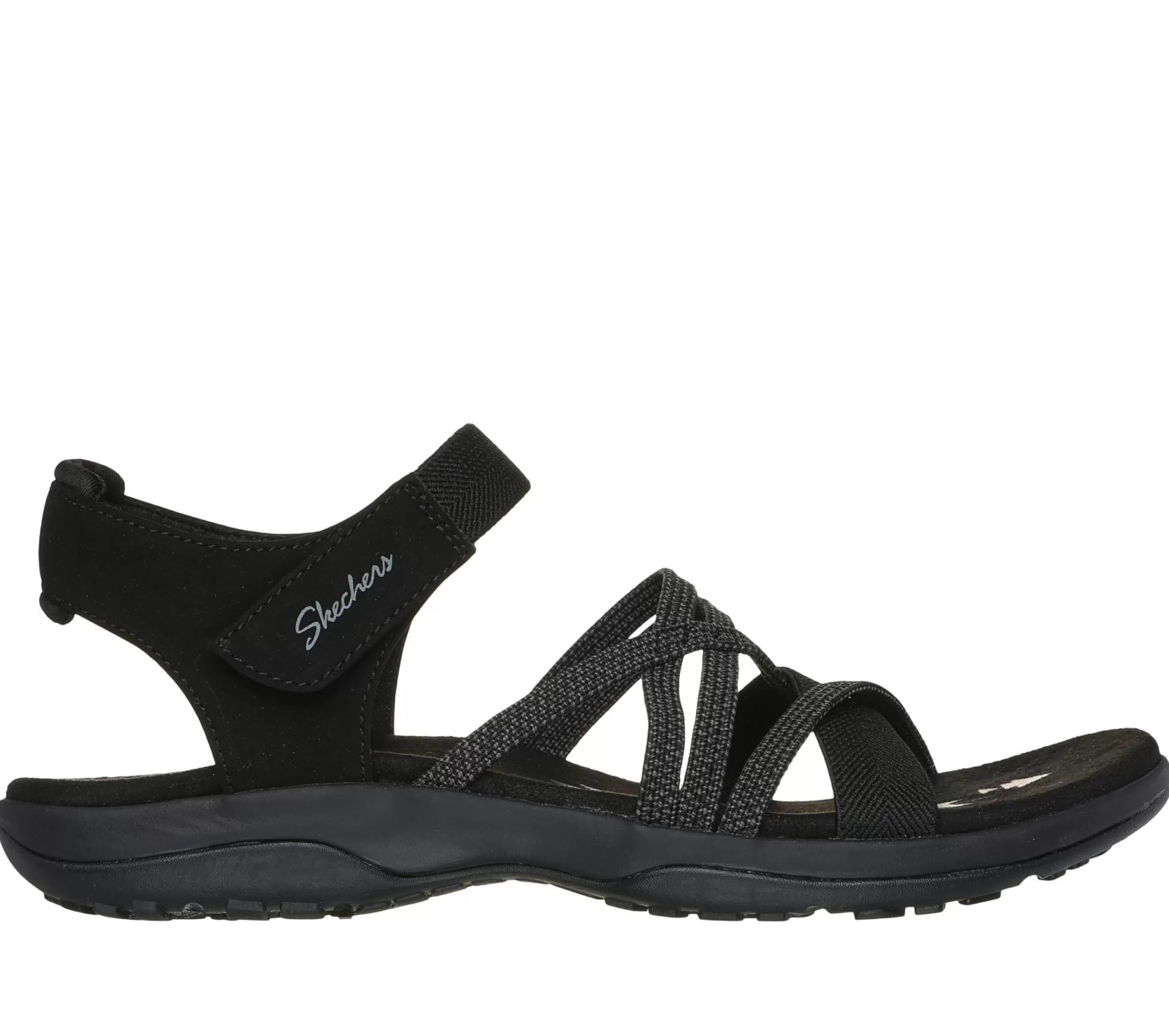 SKECHERS Sandalen^Reggae Slim - Meadow Grazer ZWART