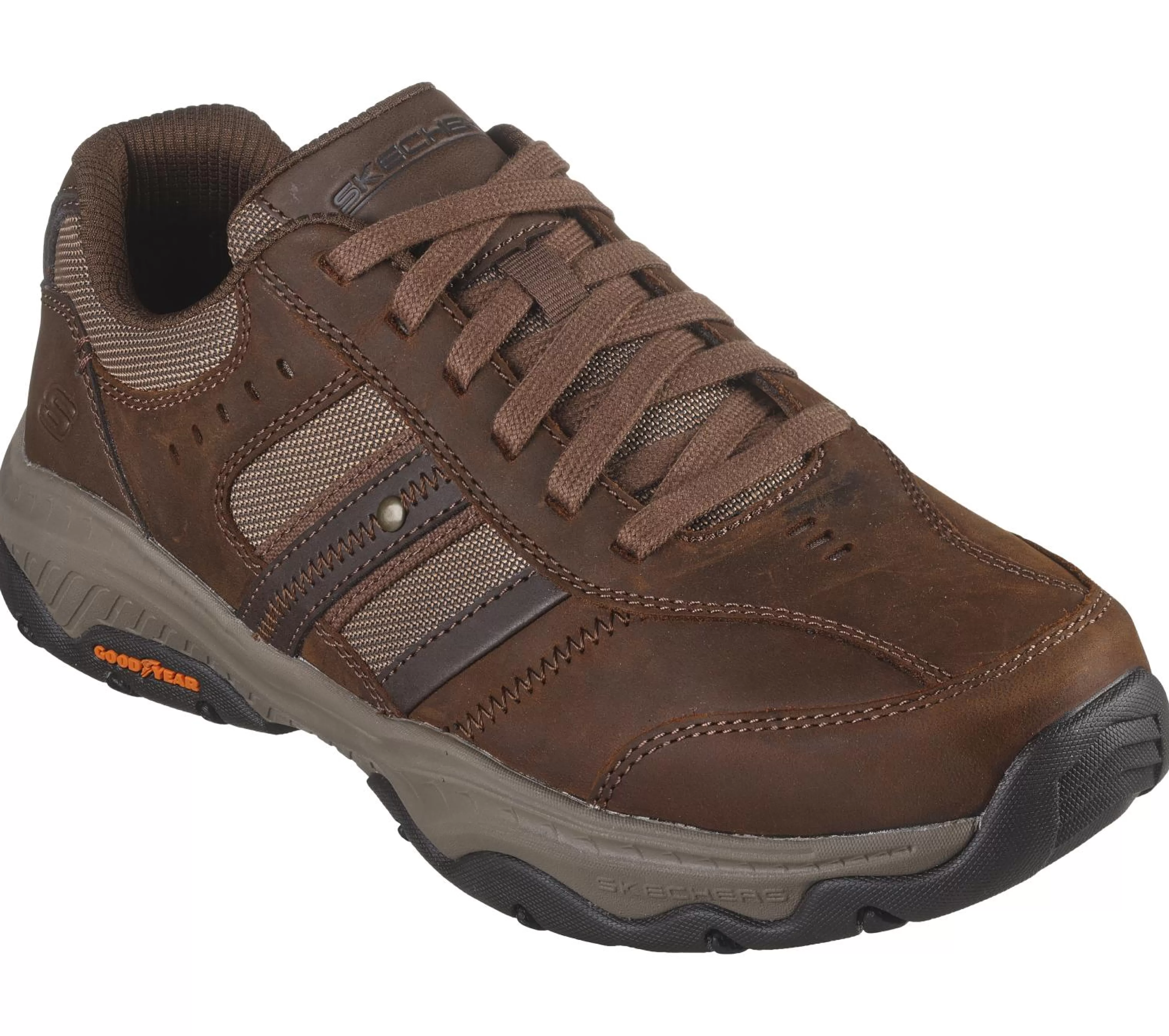 SKECHERS Veterschoenen | Casual Sneakers^Relaxed Fit: Craster - Archdale BRUIN