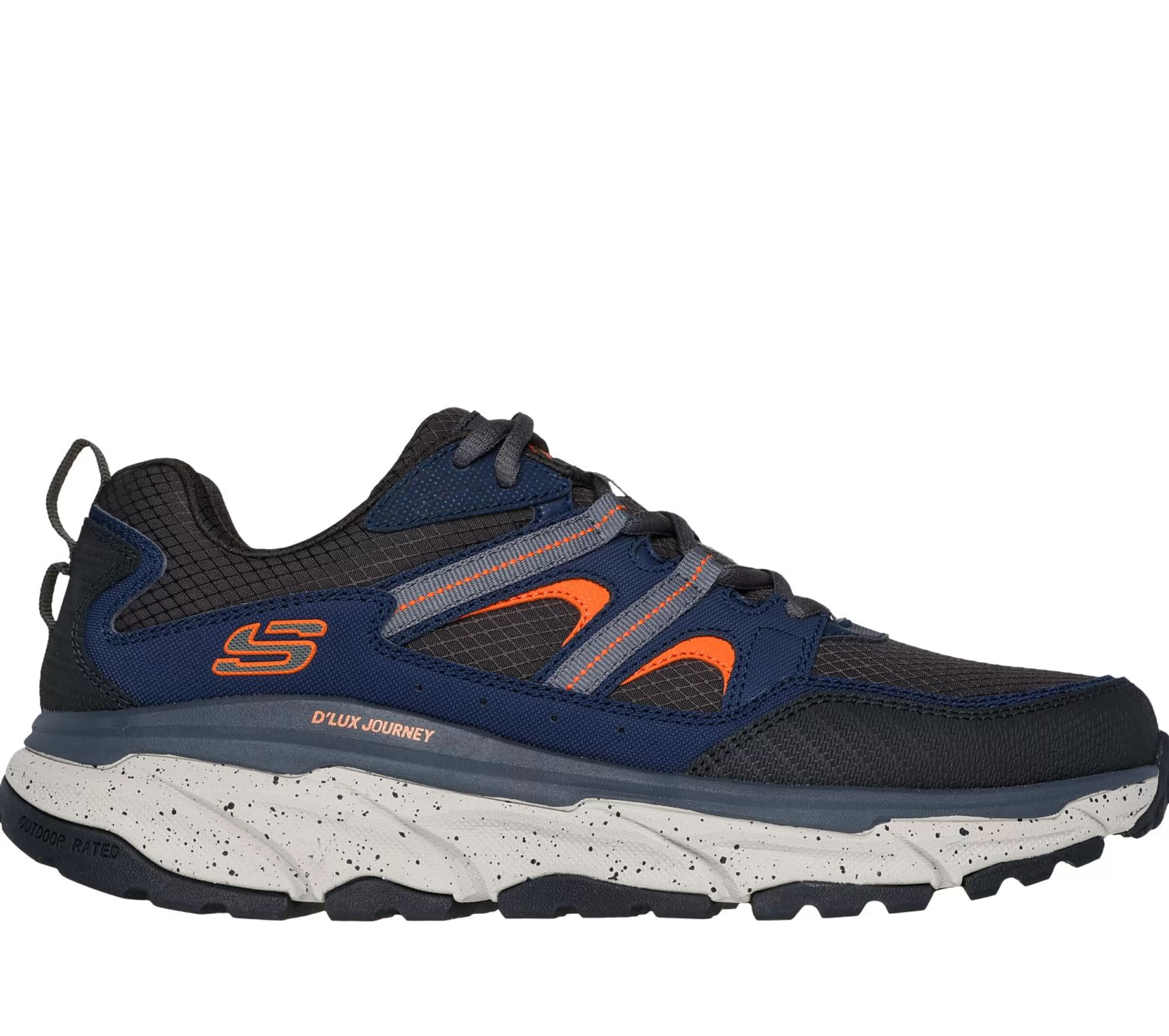 SKECHERS Veterschoenen | Sportieve Sneakers^Relaxed Fit: D'Lux Journey MARINE / ORANJE