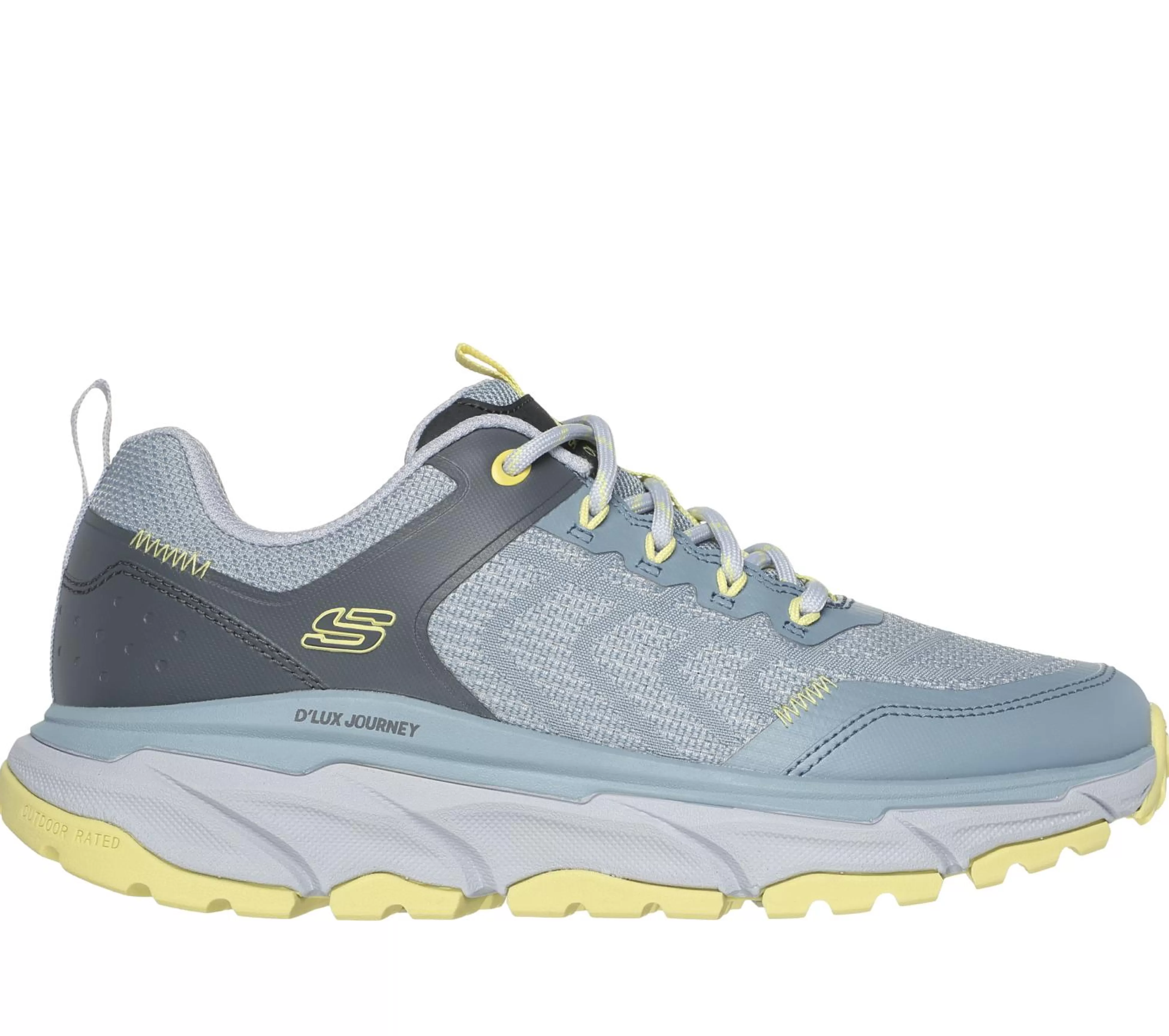 SKECHERS Veterschoenen | Sportieve Sneakers^Relaxed Fit: D'Lux Journey - Marigold BLAUW / GEEL