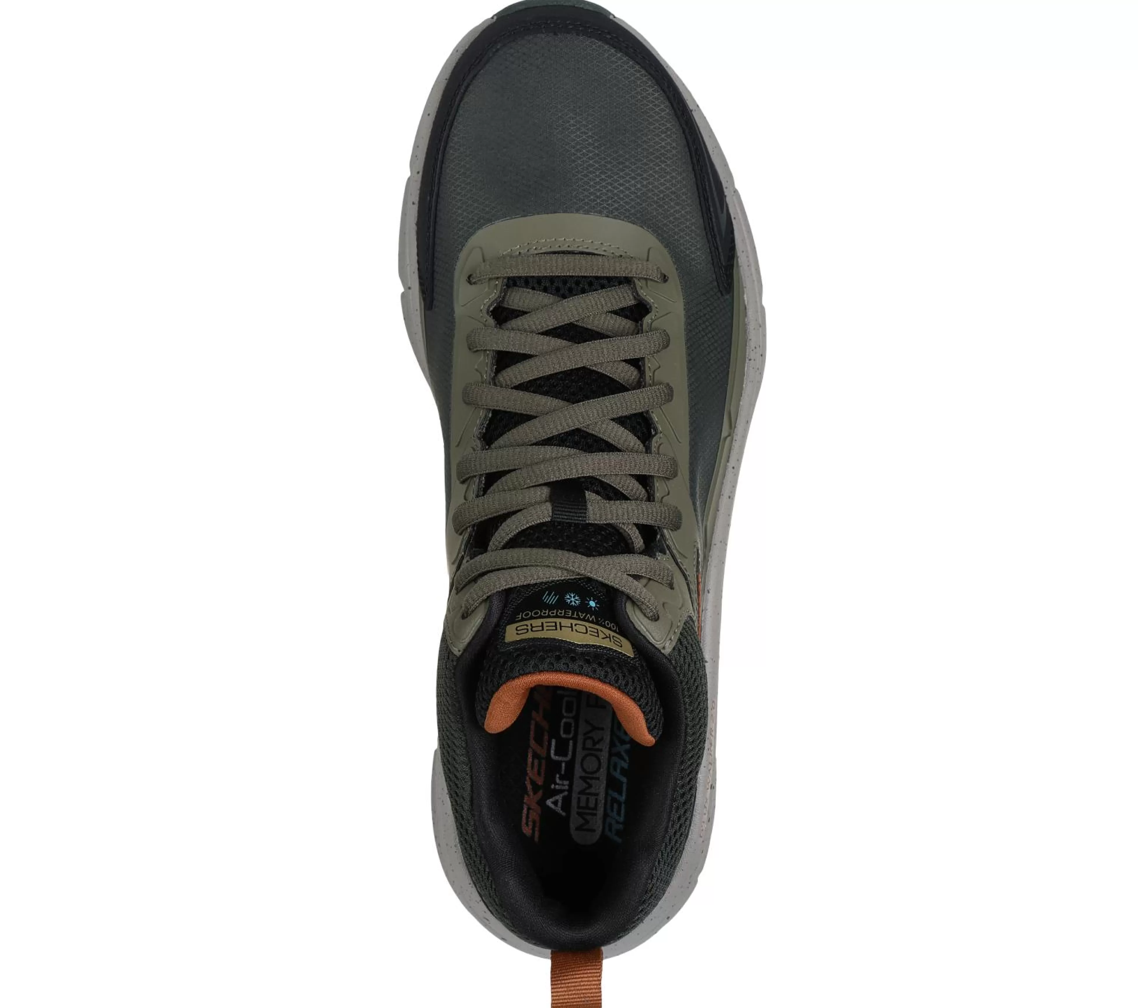 SKECHERS Instappers | Sportieve Sneakers^Relaxed Fit: D'Lux Walker 2.0 - Grailo OLIJF / ORANJE