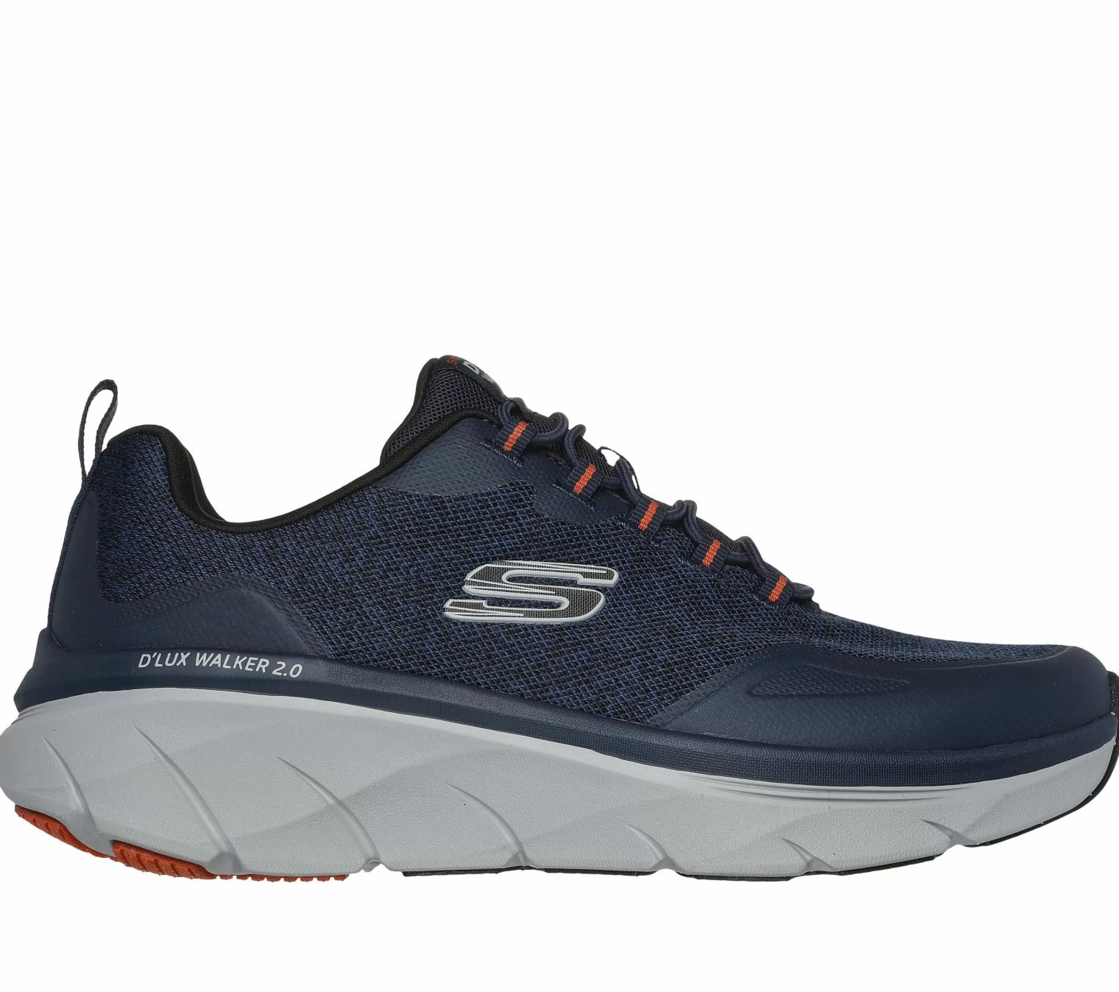 SKECHERS Instappers | Sportieve Sneakers^Relaxed Fit: D'Lux Walker 2.0 - Steadyway MARINE / ORANJE