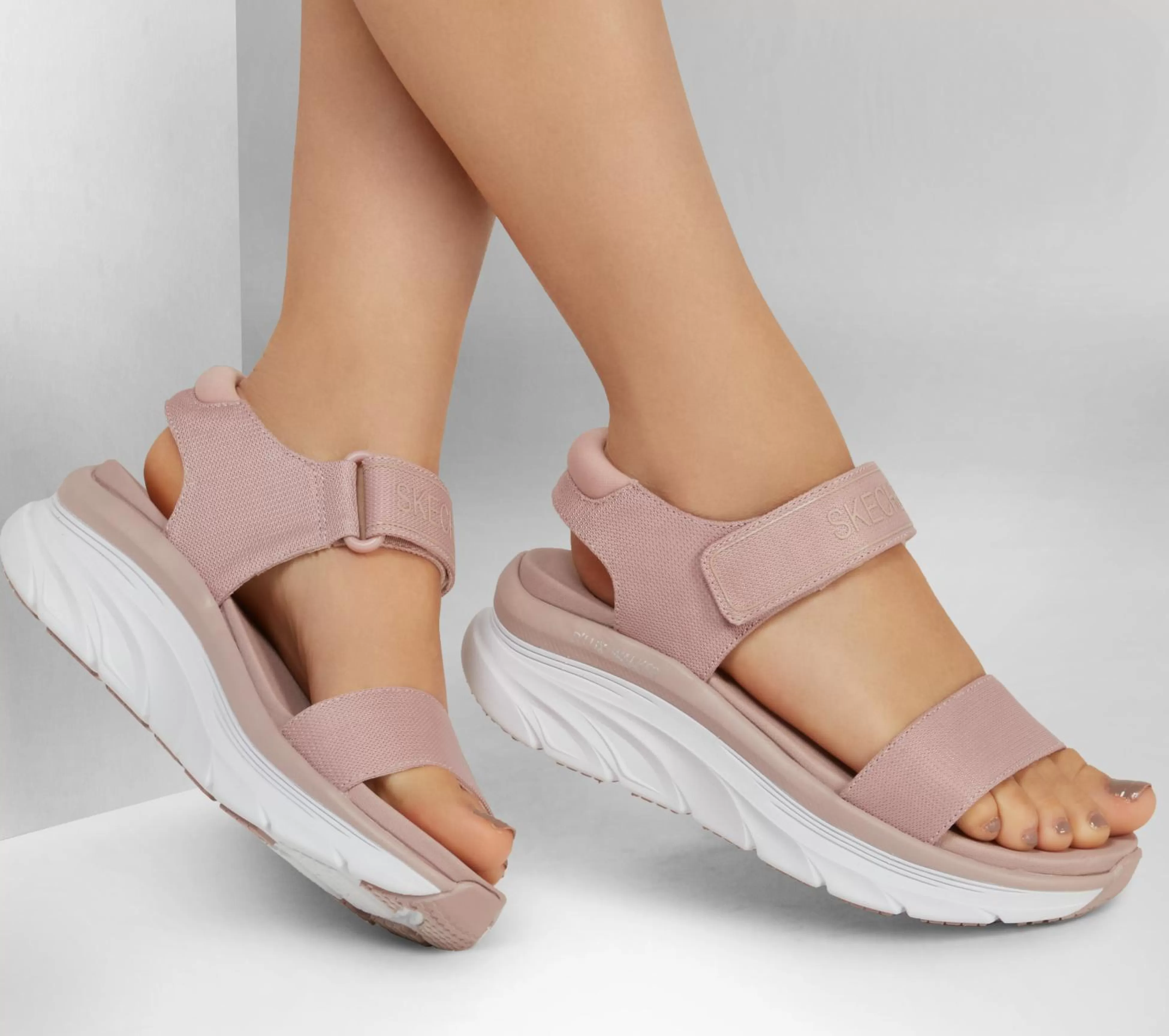 SKECHERS Sandalen^Relaxed Fit: D'Lux Walker - New Block BLUSH ROZE