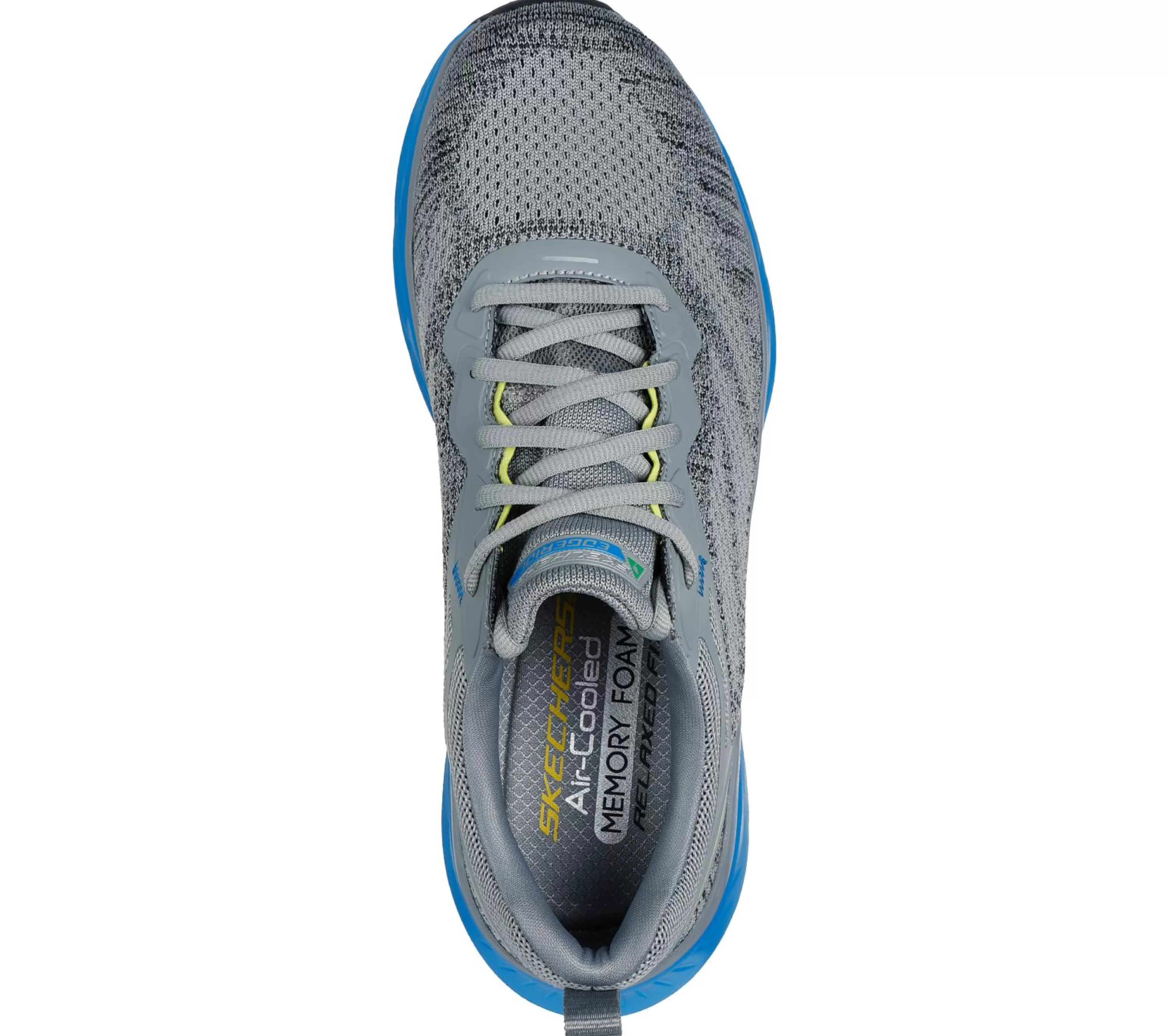 SKECHERS Veterschoenen | Sportieve Sneakers^Relaxed Fit: Edgeride - Enzoh GRIJS / BLAUW