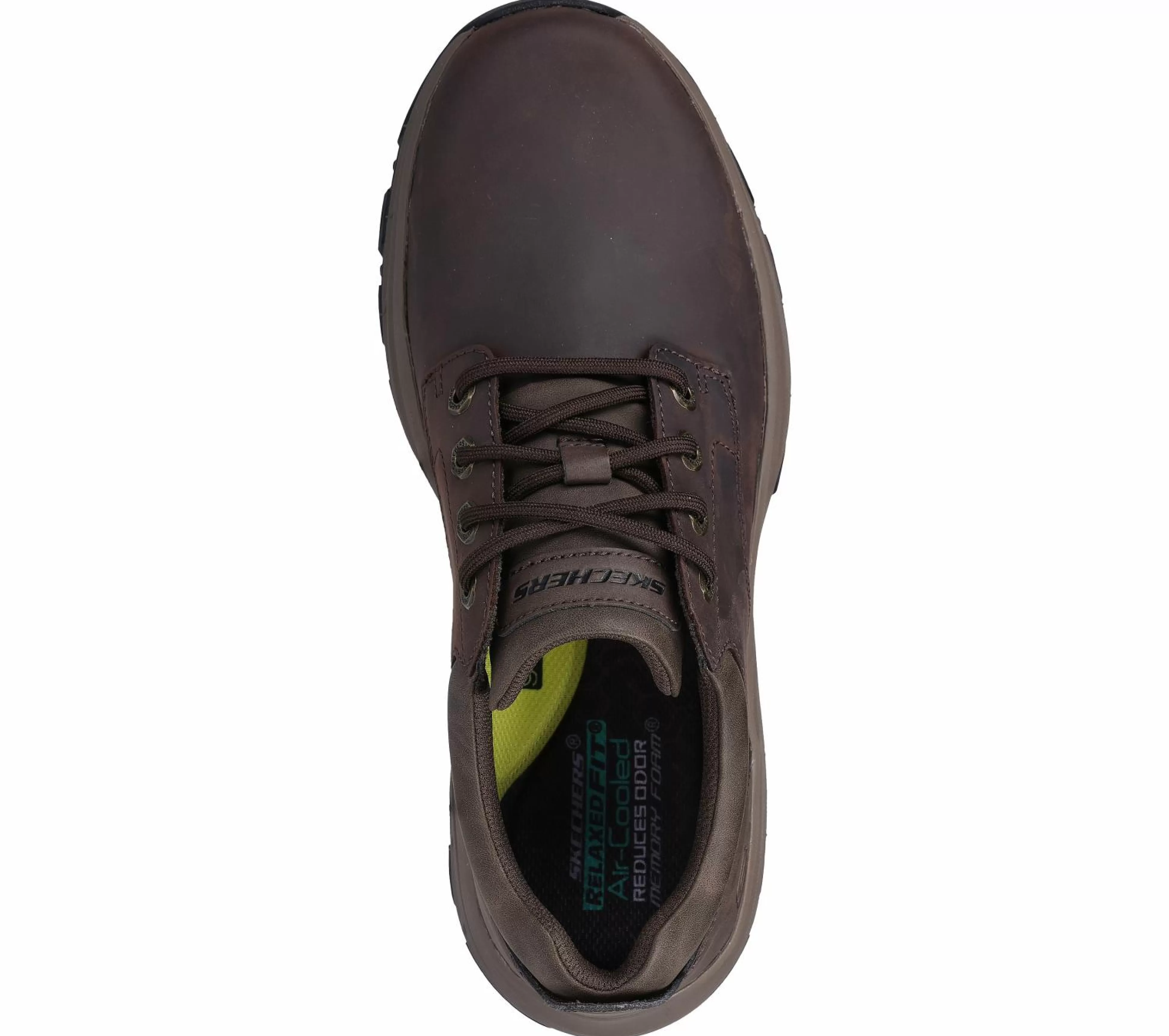 SKECHERS Veterschoenen | Casual Sneakers^Relaxed Fit: Knowlson - Leland DONKER BRUIN