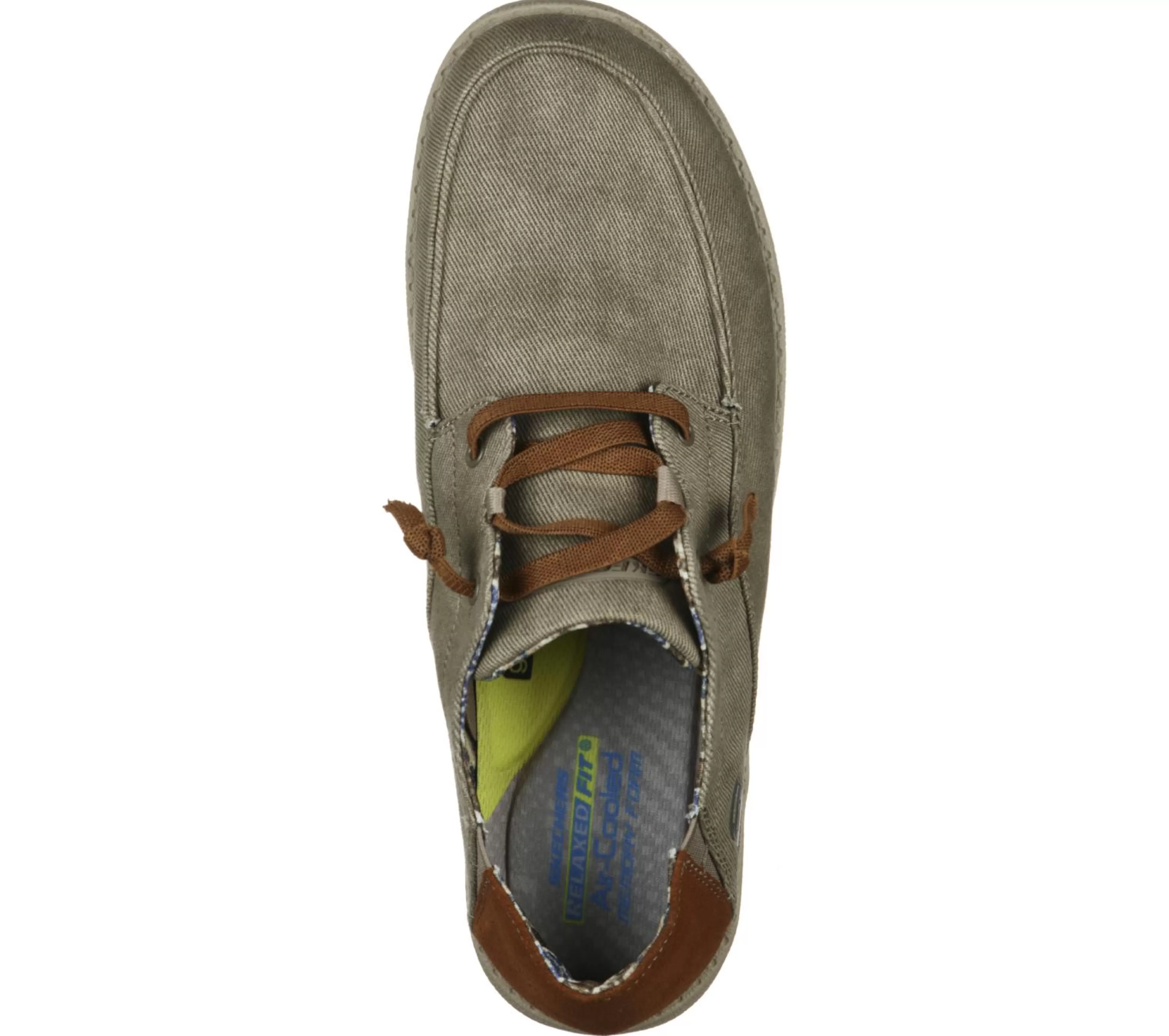 SKECHERS Canvas Schoenen | Instappers^Relaxed Fit: Melson - Planon TAUPE