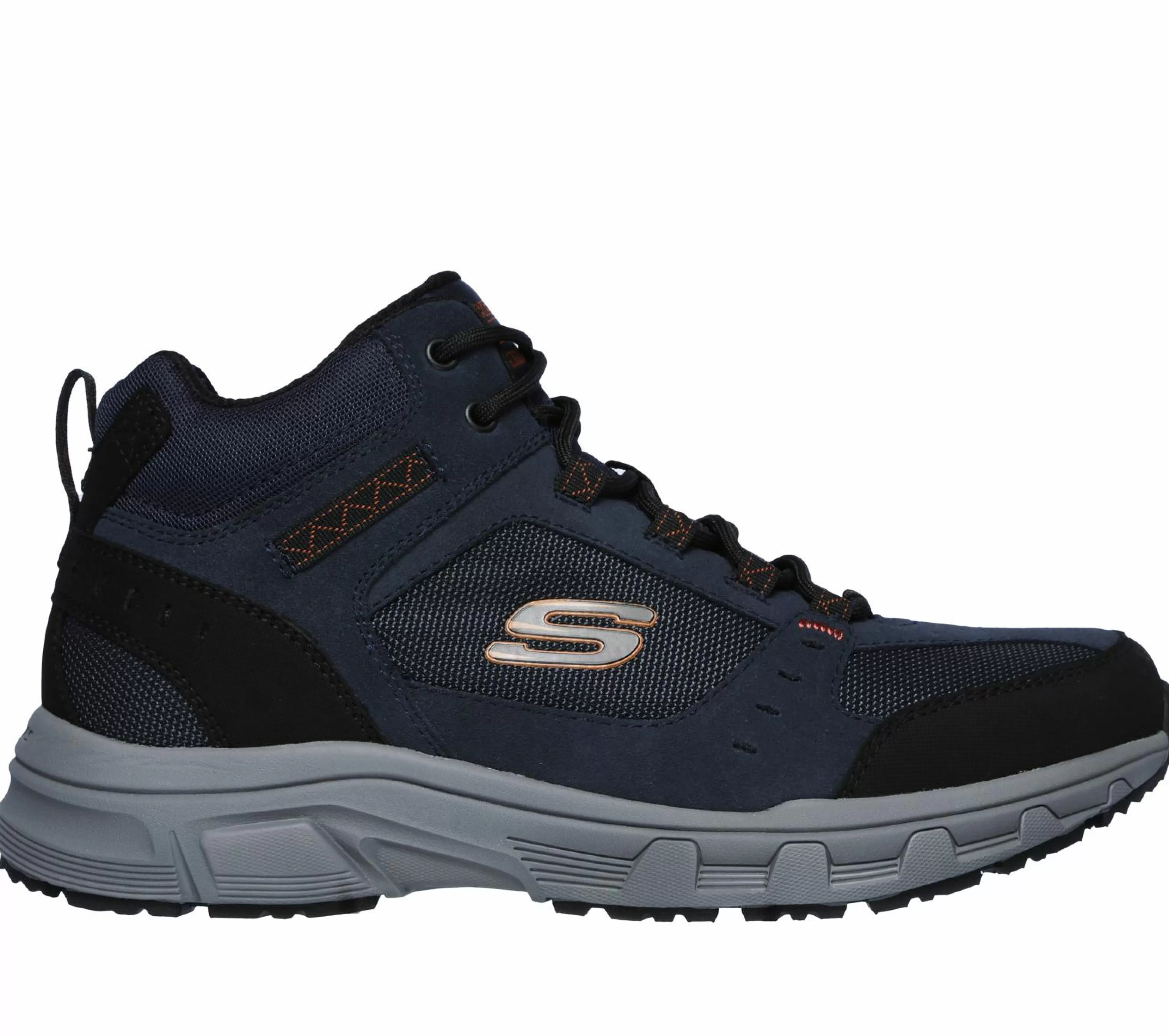 SKECHERS Veterschoenen^Relaxed Fit: Oak Canyon - Ironhide MARINE / ORANJE