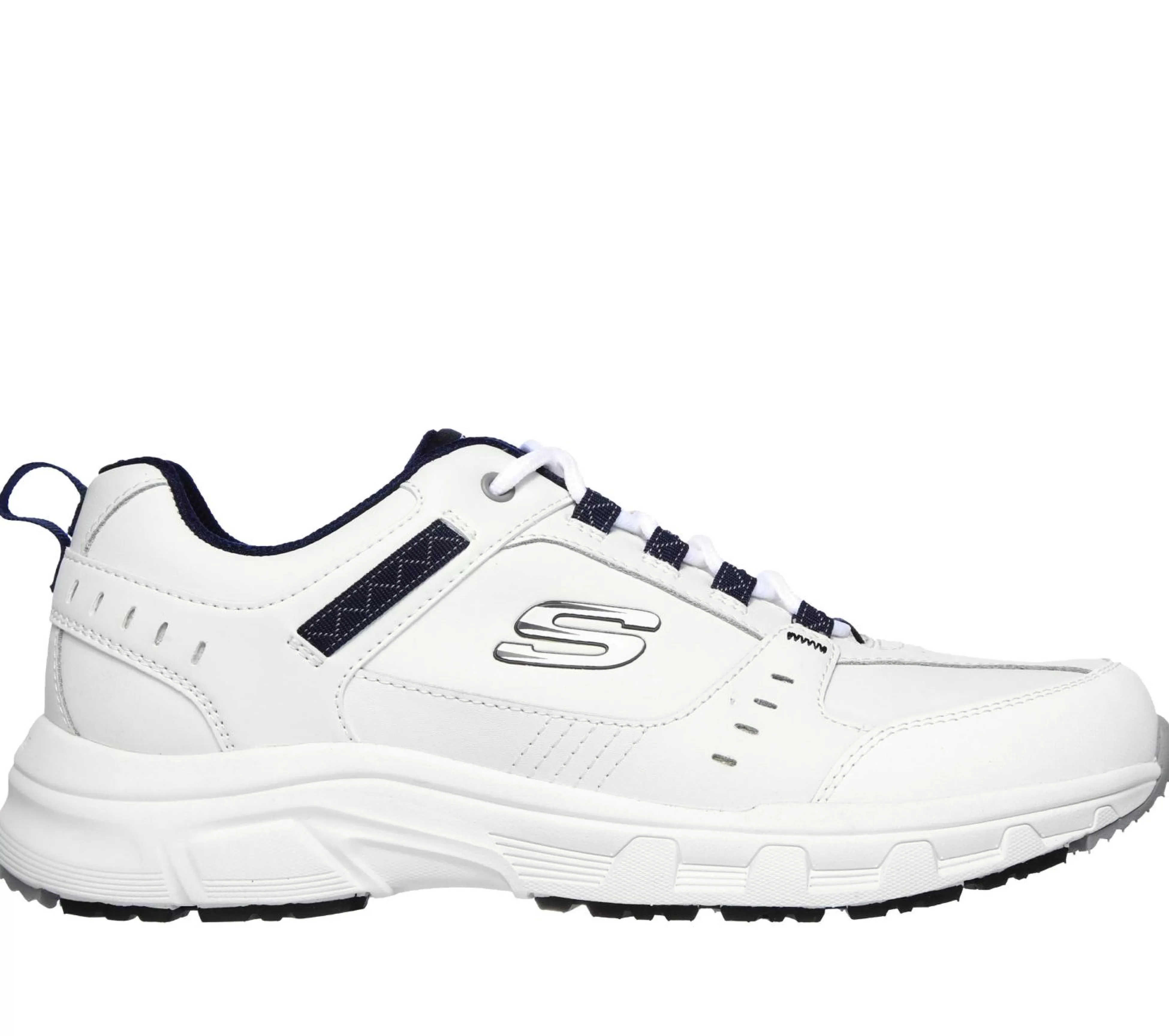 SKECHERS Sportieve Sneakers^Relaxed Fit: Oak Canyon - Redwick WIT / MARINE