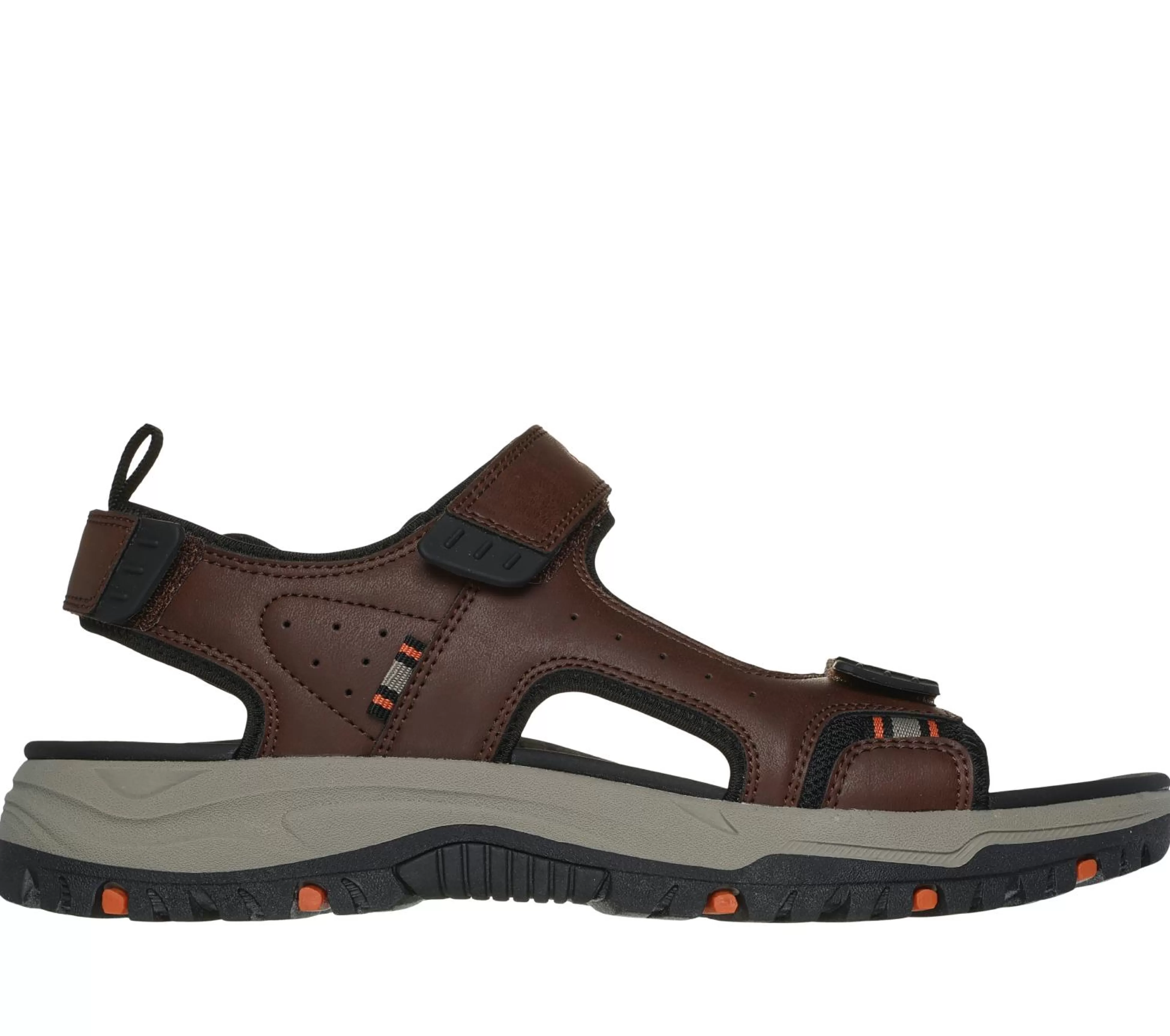 SKECHERS Sandalen^Relaxed Fit: Prewitt - Rigdon BRUIN / ZWART